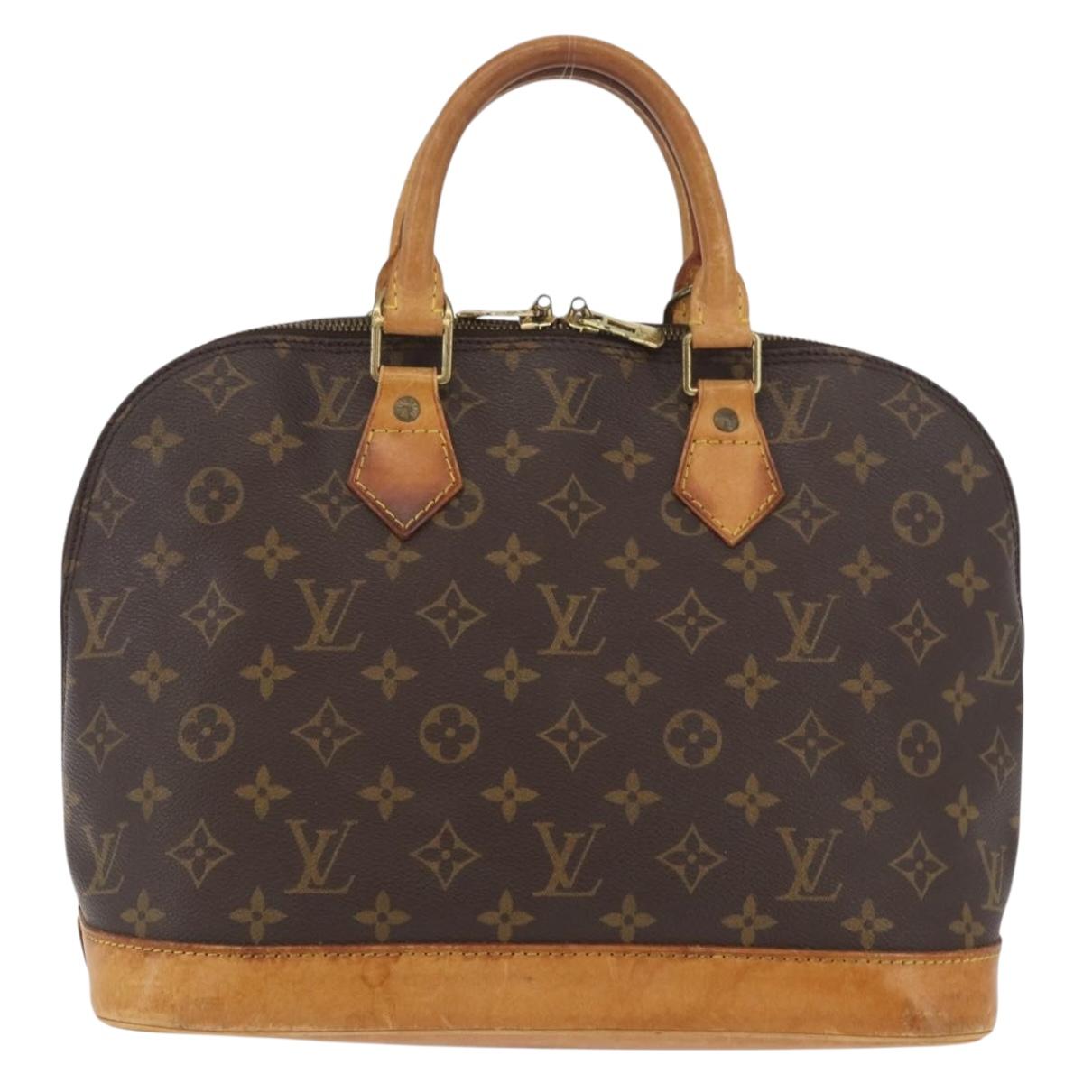 LOUIS VUITTON Monogram Alma Hand Bag M51130 LV Auth ka3577
