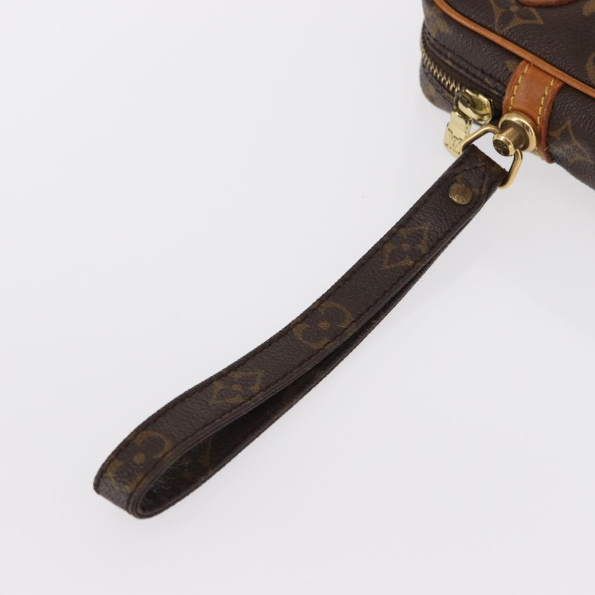 LOUIS VUITTON Monogram Marly Dragonne GM Clutch Bag M51825 LV Auth ka358