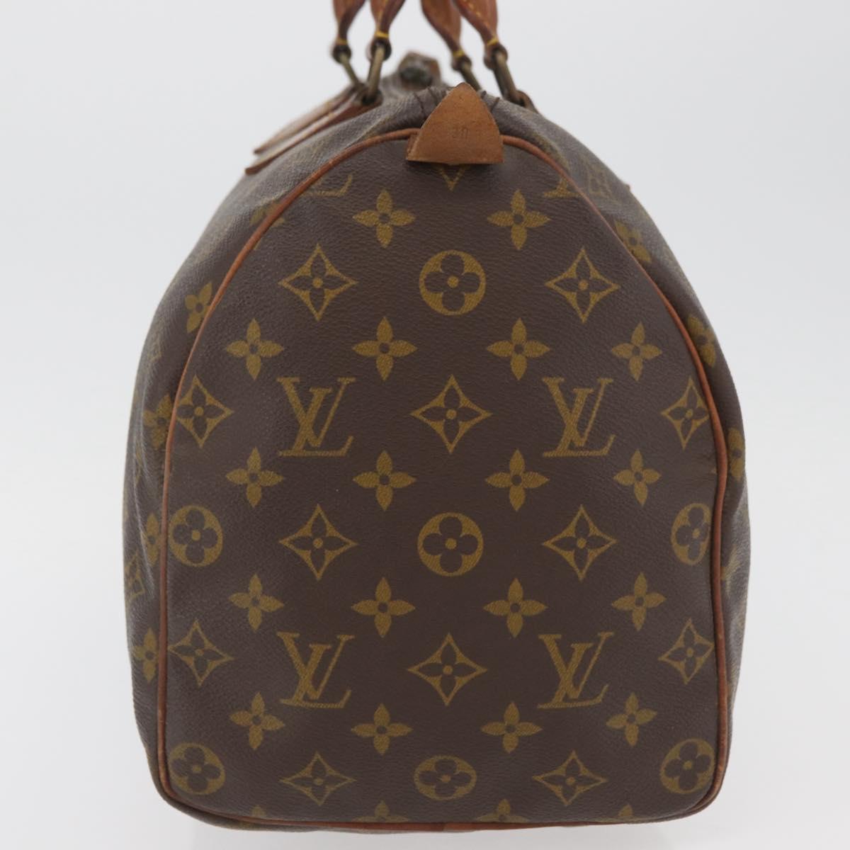 LOUIS VUITTON Monogram Speedy 30 Hand Bag M41526 LV Auth ka3583