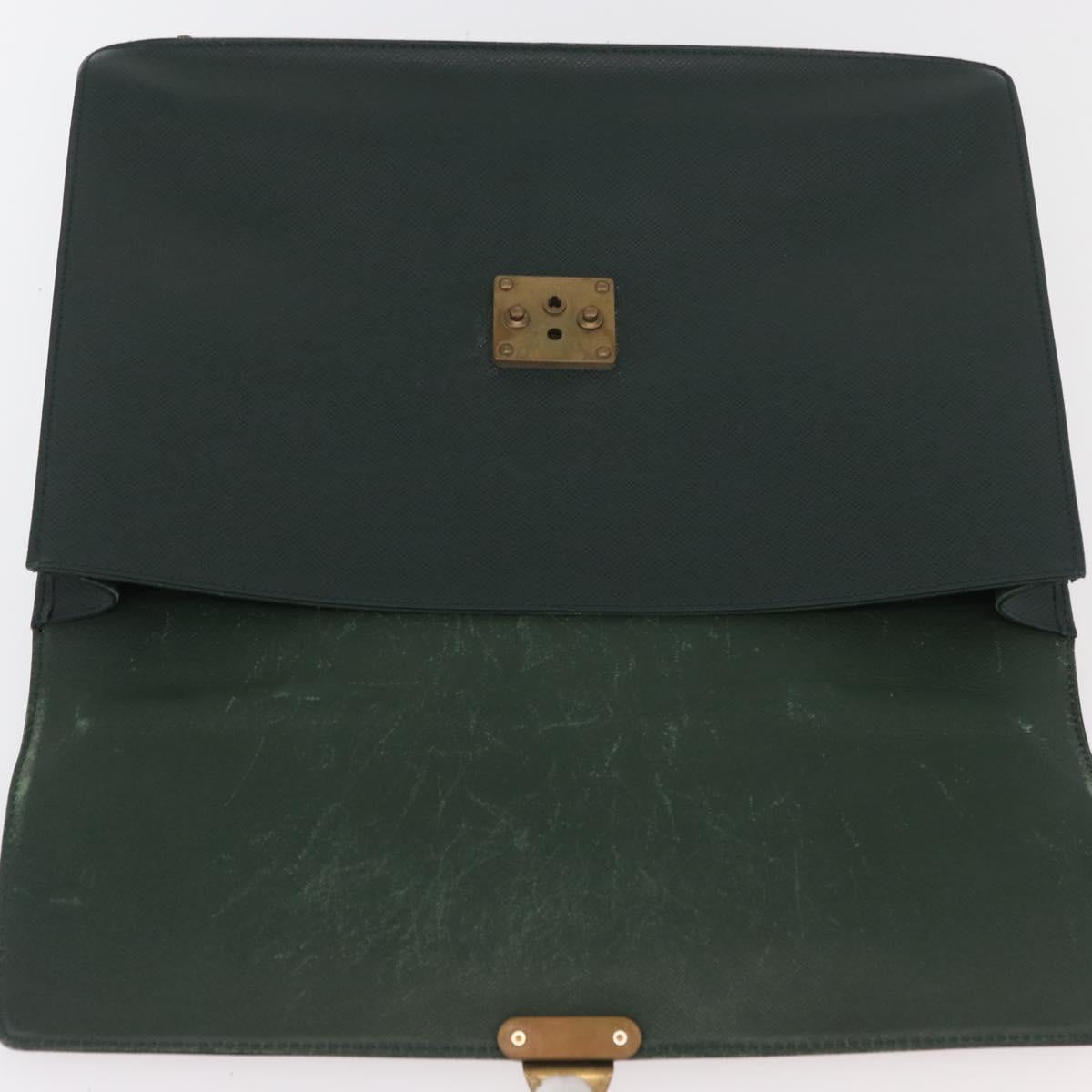 LOUIS VUITTON Taiga Serviette Kourad Business Bag Epicea T16786 LV Auth ka3586