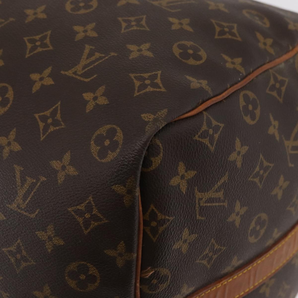 LOUIS VUITTON Monogram Keepall Bandouliere 60 Boston Bag M41412 LV Auth ka3589