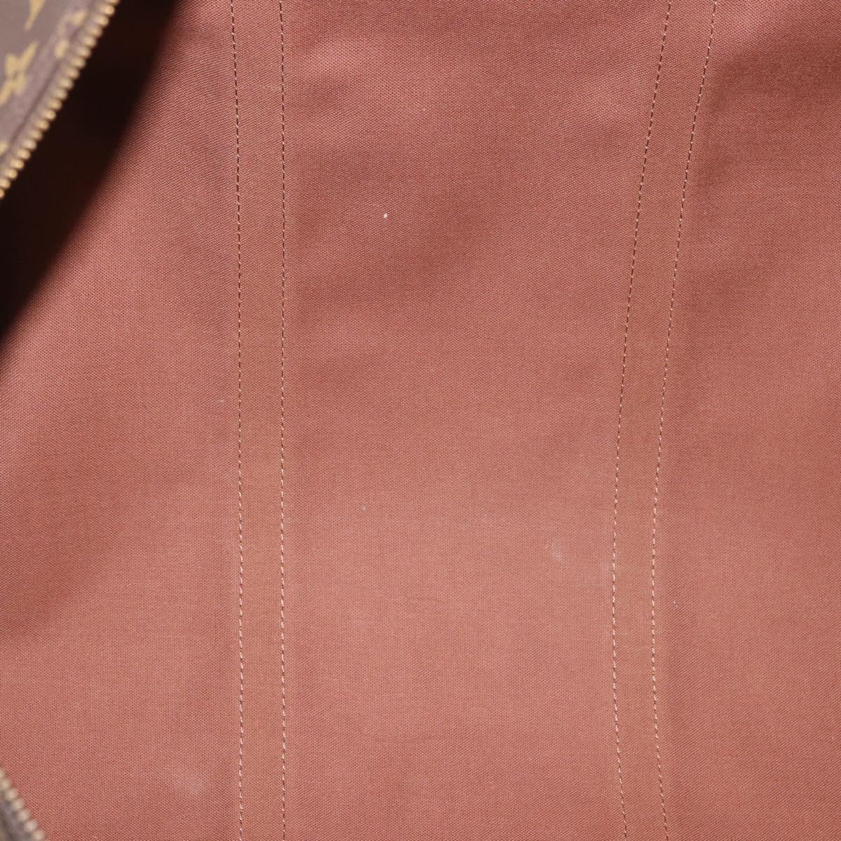 LOUIS VUITTON Monogram Keepall Bandouliere 60 Boston Bag M41412 LV Auth ka3589
