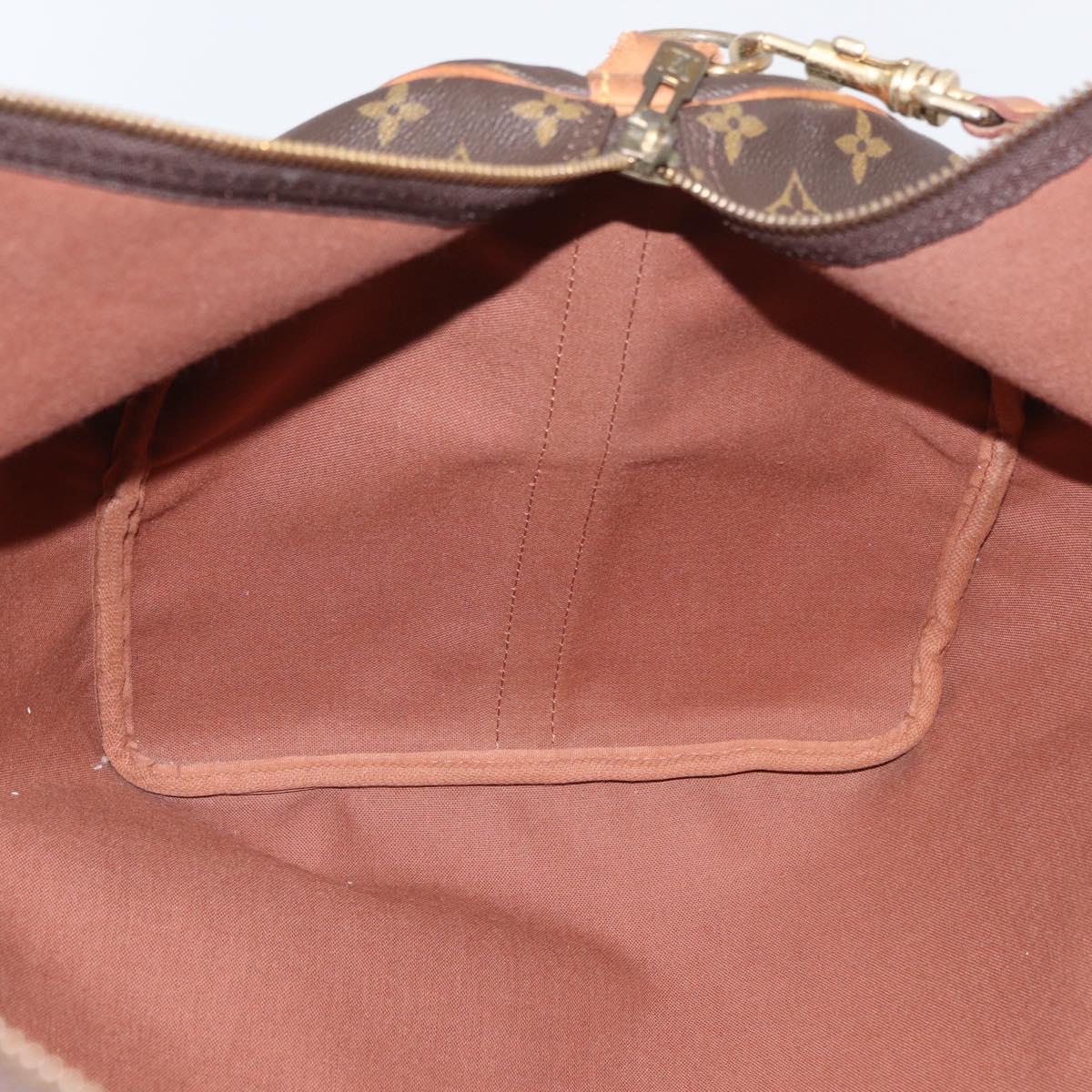 LOUIS VUITTON Monogram Keepall Bandouliere 60 Boston Bag M41412 LV Auth ka3589