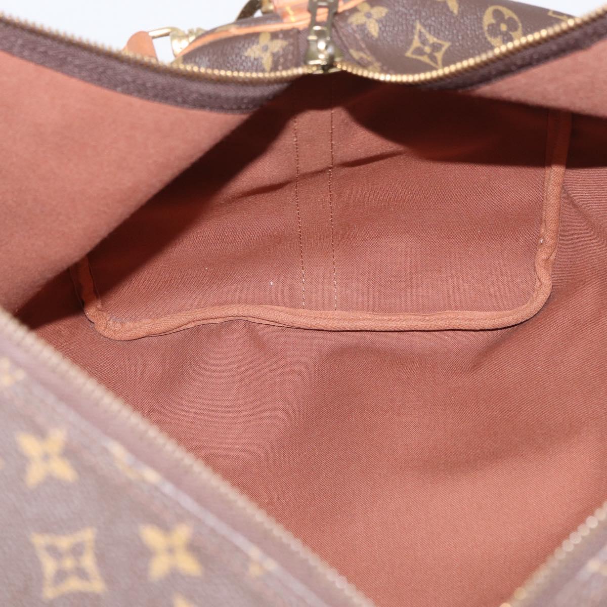 LOUIS VUITTON Monogram Keepall Bandouliere 60 Boston Bag M41412 LV Auth ka3589
