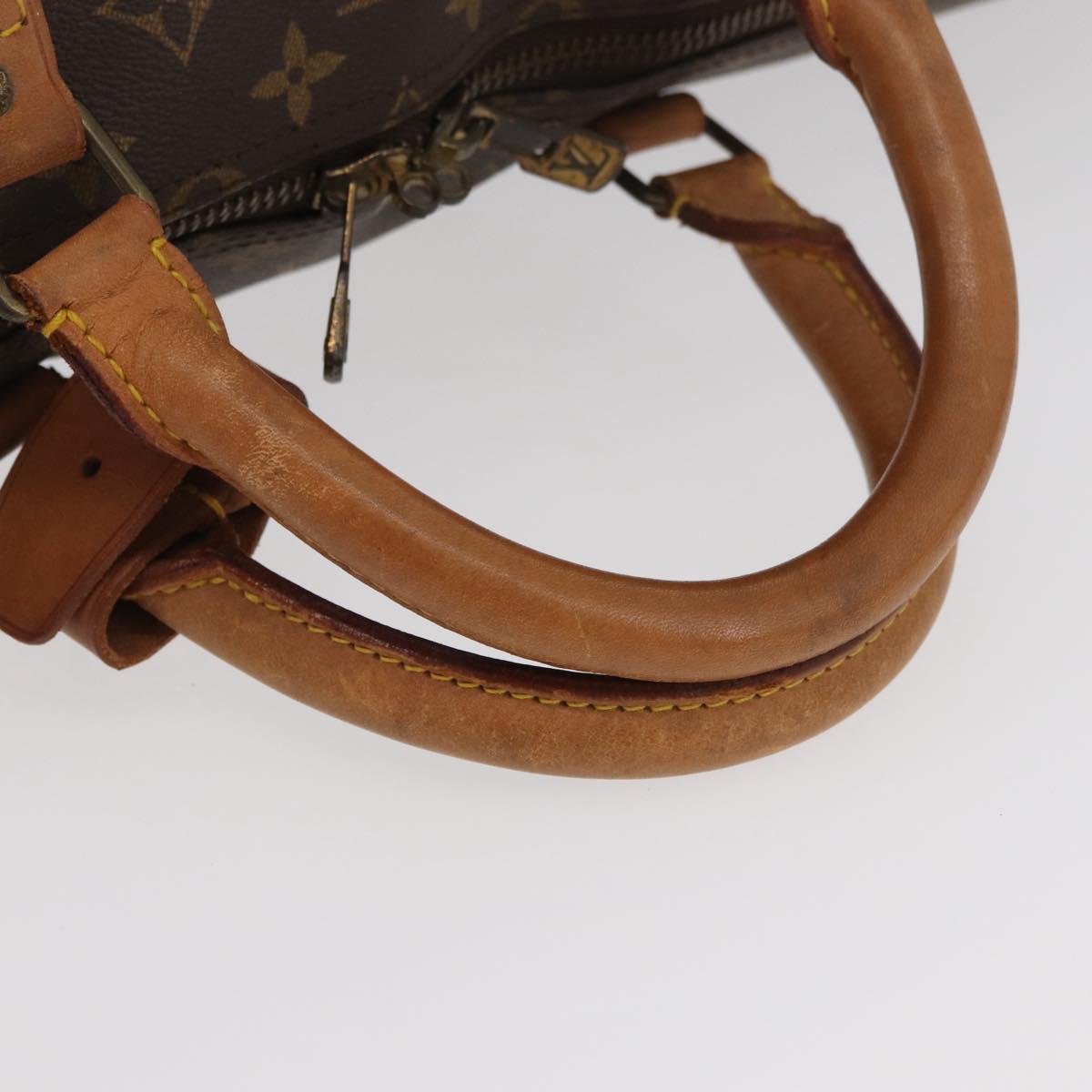 LOUIS VUITTON Monogram Keepall Bandouliere 60 Boston Bag M41412 LV Auth ka3589