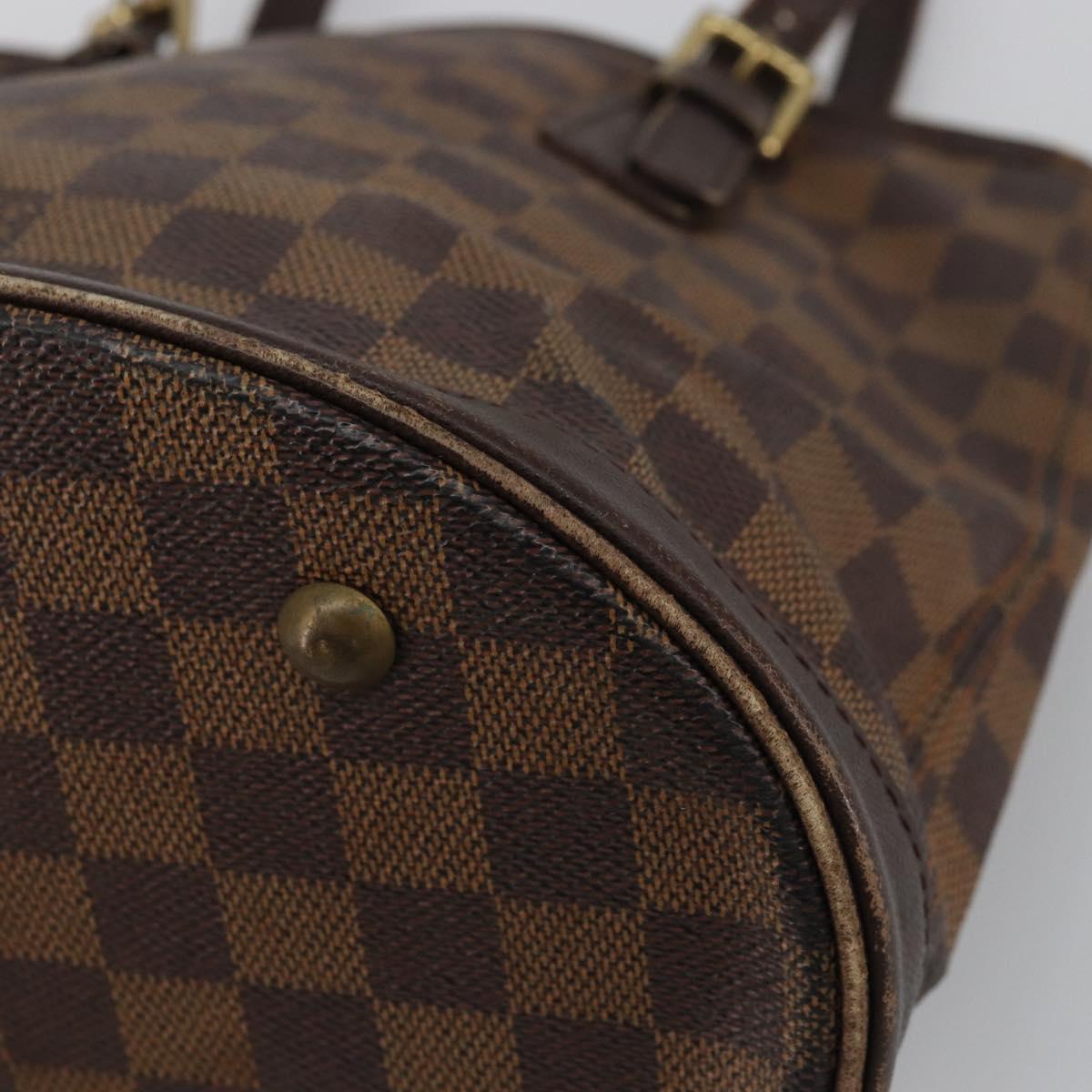 LOUIS VUITTON Damier Ebene Marais Shoulder Bag N42240 LV Auth ka3593