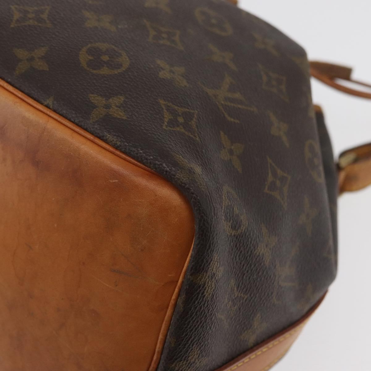 LOUIS VUITTON Monogram Petit Noe Shoulder Bag M42226 LV Auth ka3594