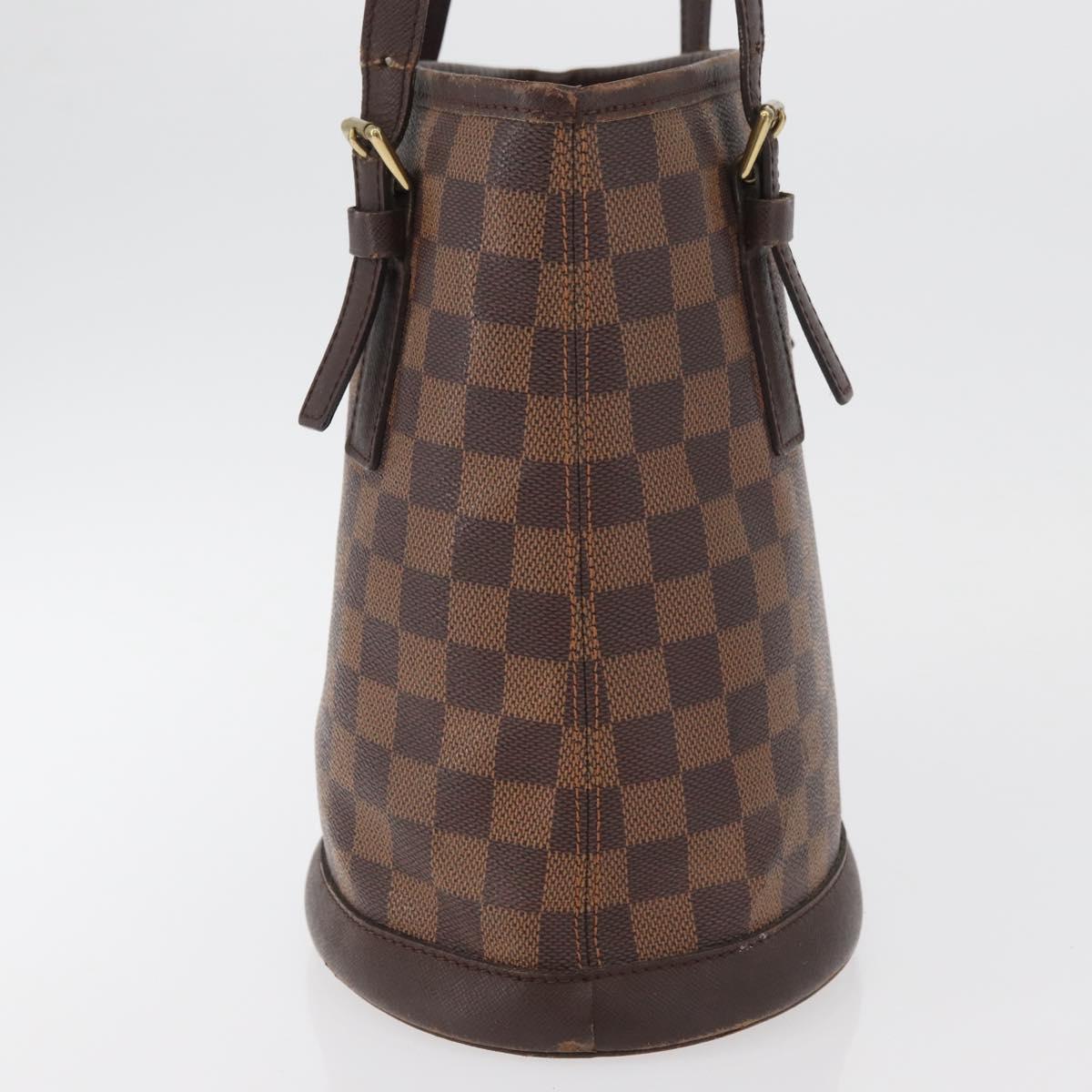 LOUIS VUITTON Damier Ebene Marais Shoulder Bag N42240 LV Auth ka3595