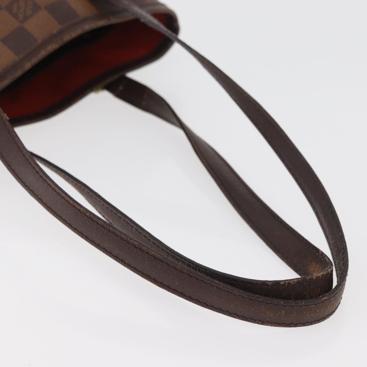 LOUIS VUITTON Damier Ebene Marais Shoulder Bag N42240 LV Auth ka3595