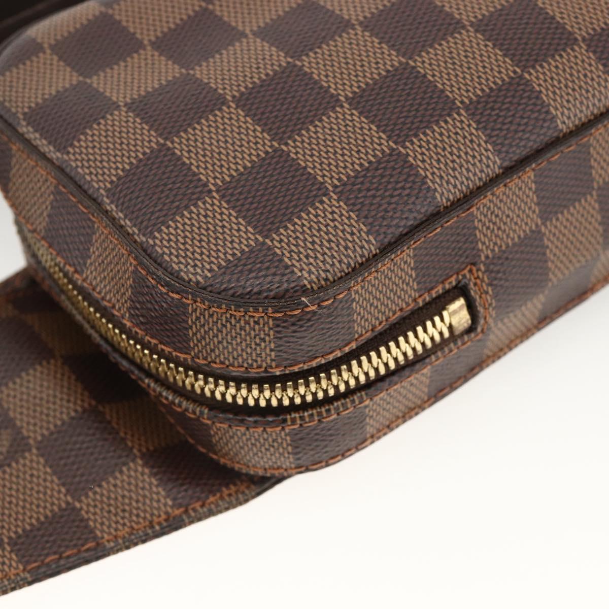 LOUIS VUITTON Damier Ebene Geronimos Shoulder Bag N51994 LV Auth ka3600
