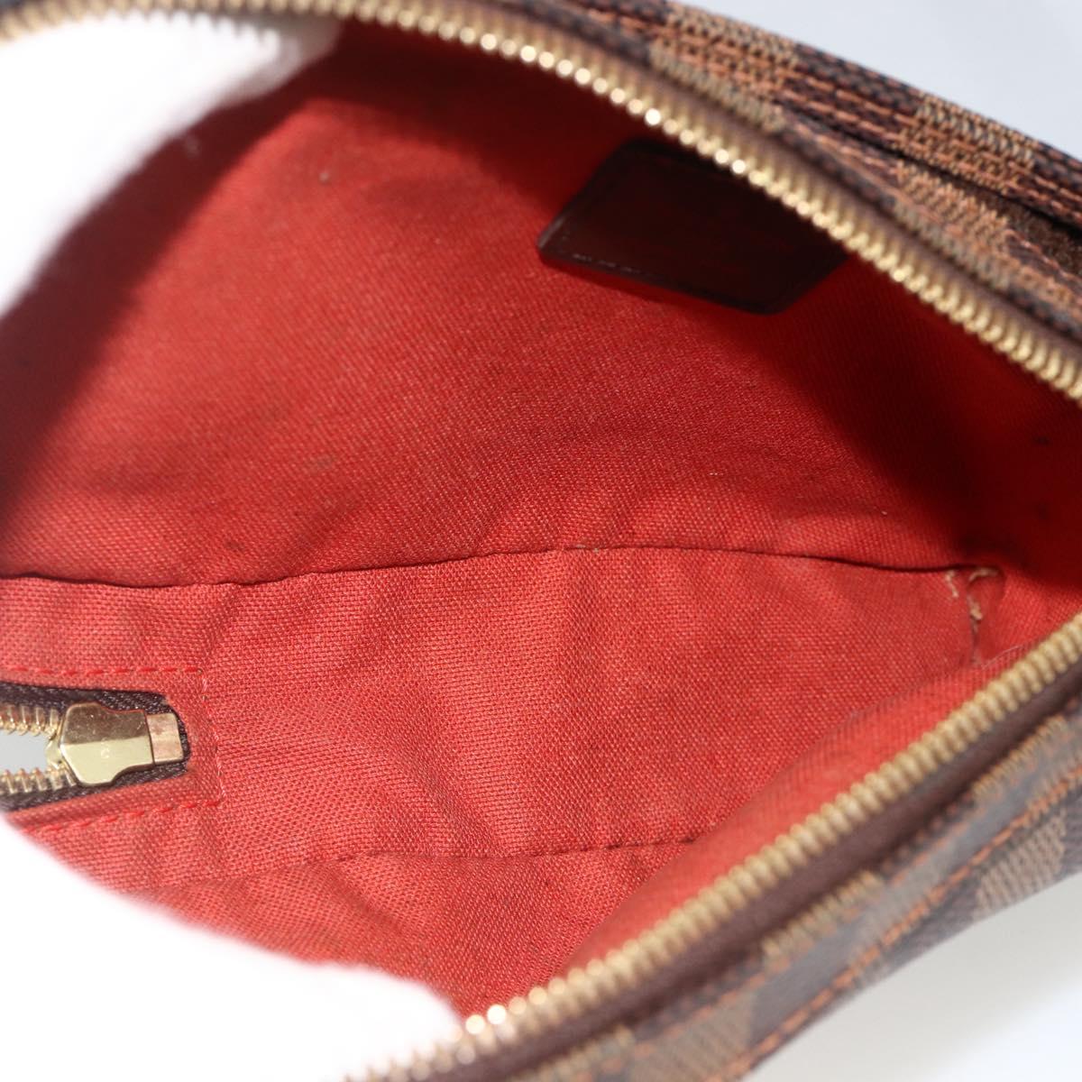 LOUIS VUITTON Damier Ebene Geronimos Shoulder Bag N51994 LV Auth ka3600