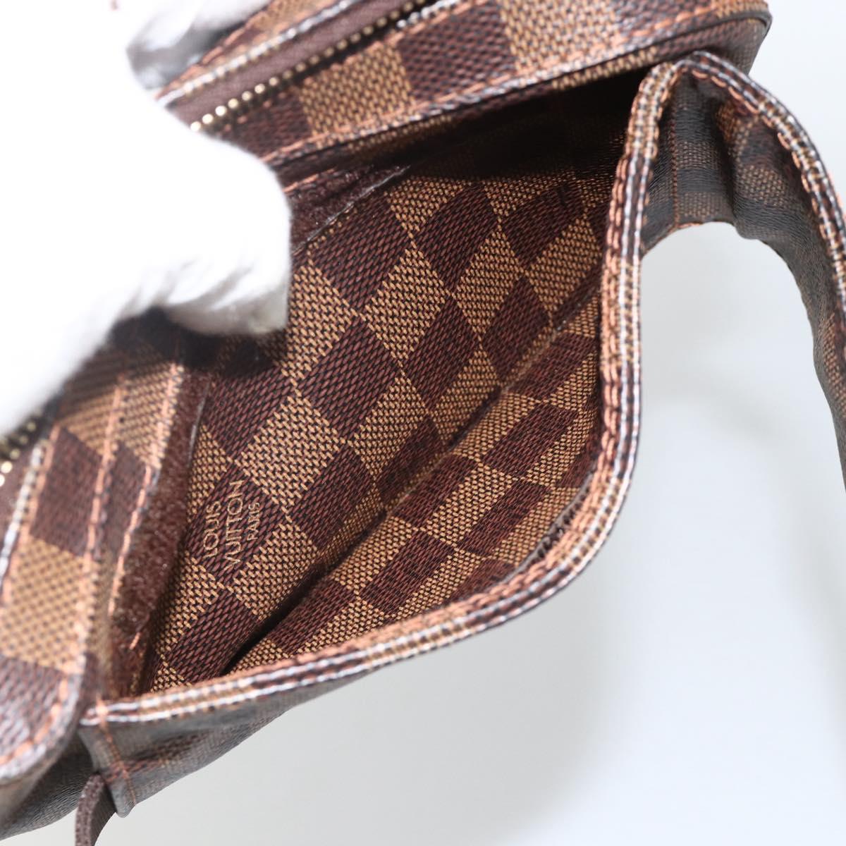 LOUIS VUITTON Damier Ebene Geronimos Shoulder Bag N51994 LV Auth ka3600