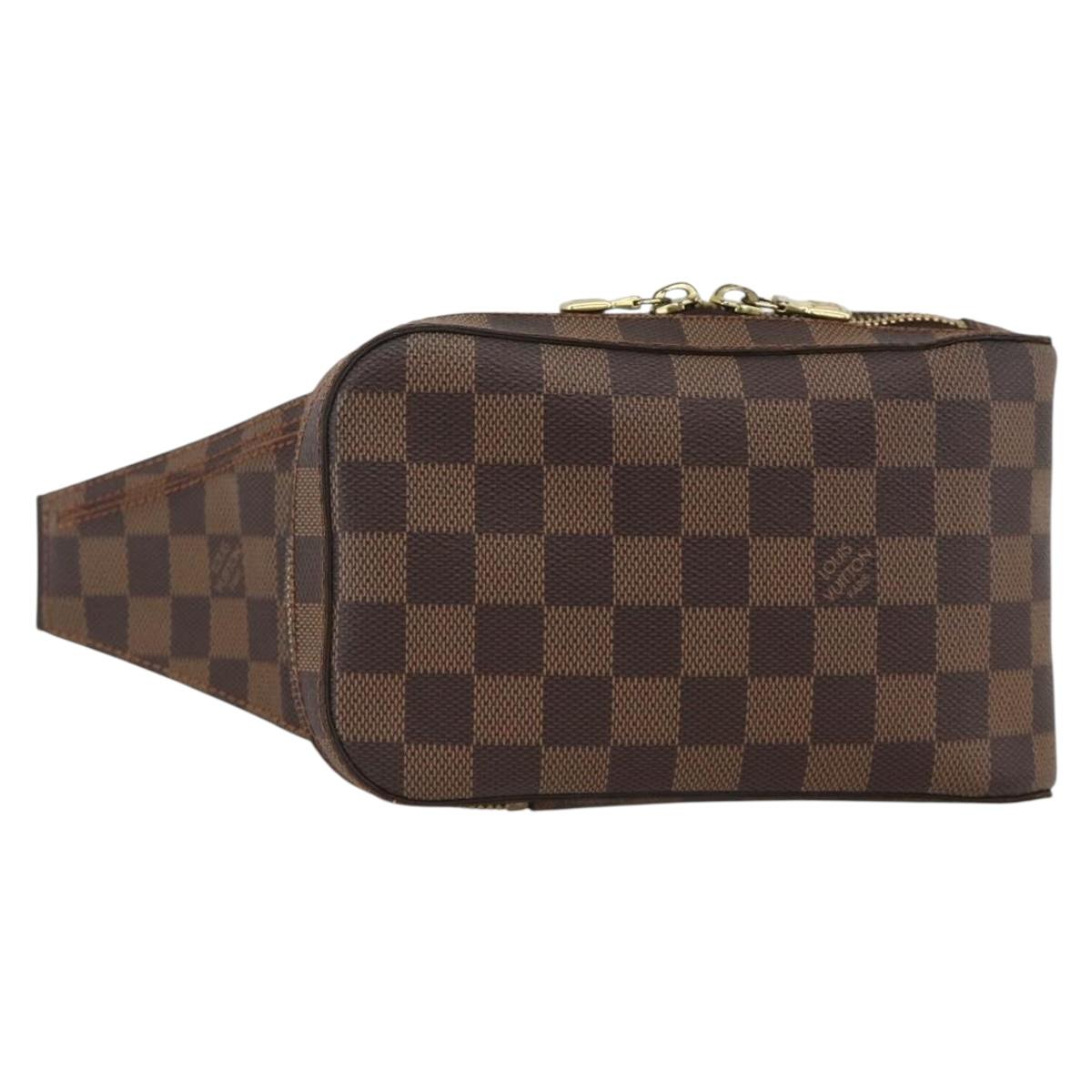 LOUIS VUITTON Damier Ebene Geronimos Shoulder Bag N51994 LV Auth ka3600