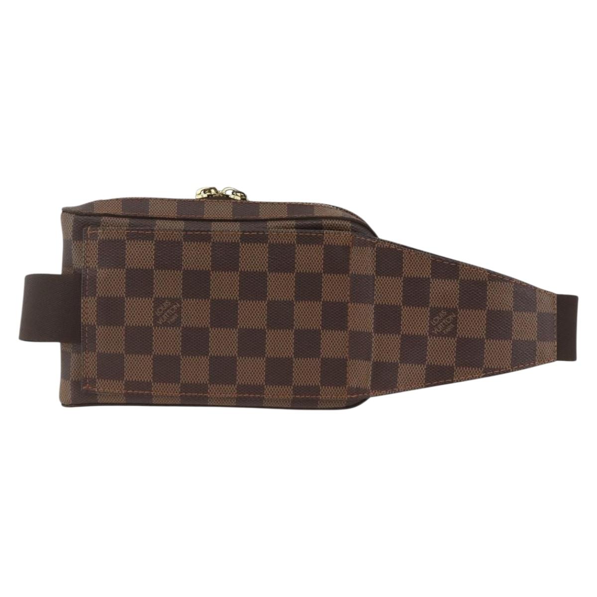 LOUIS VUITTON Damier Ebene Geronimos Shoulder Bag N51994 LV Auth ka3600