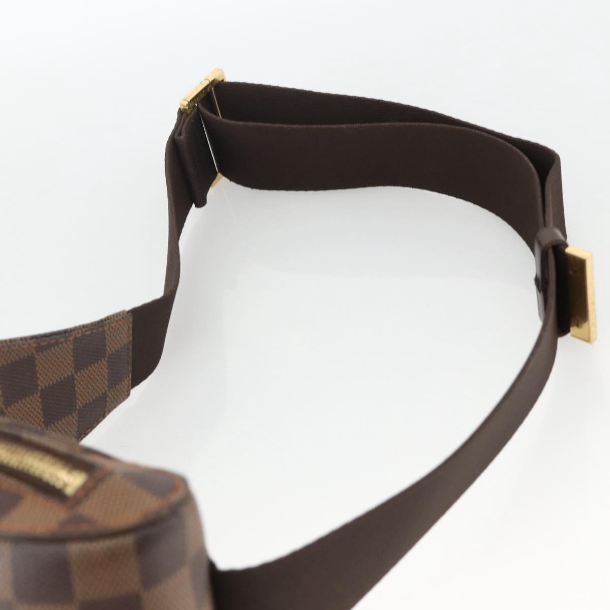 LOUIS VUITTON Damier Ebene Geronimos Shoulder Bag N51994 LV Auth ka3600