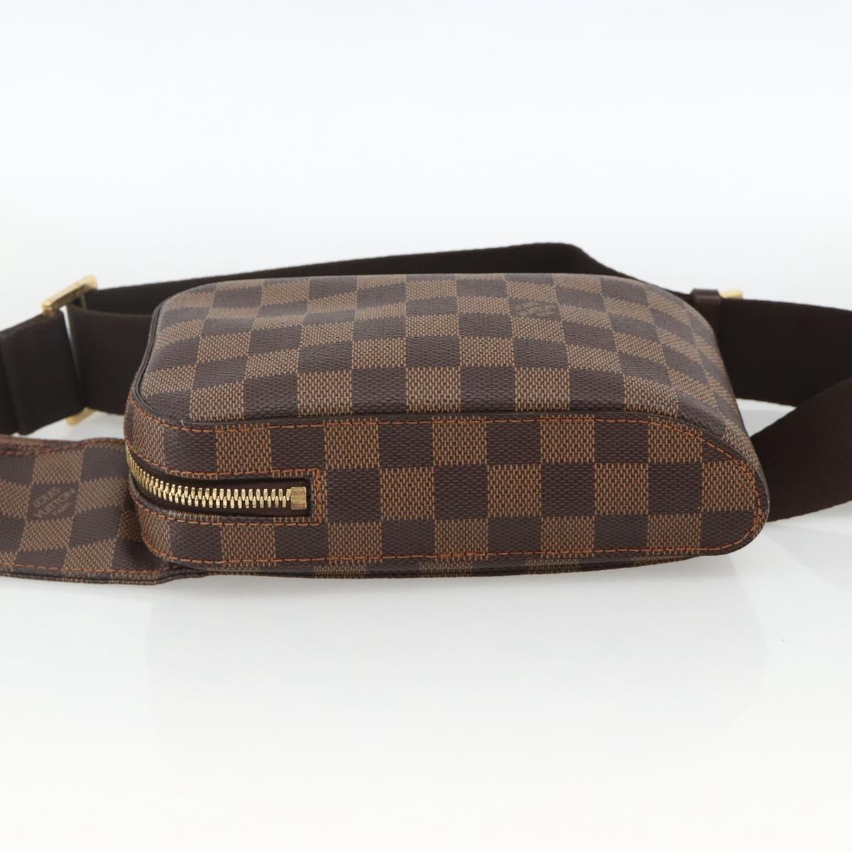 LOUIS VUITTON Damier Ebene Geronimos Shoulder Bag N51994 LV Auth ka3600