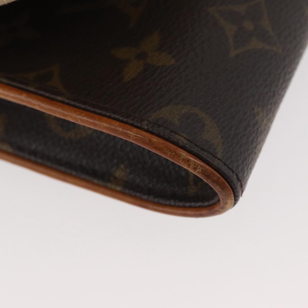 LOUIS VUITTON Monogram Pochette Twin GM Shoulder Bag M51852 LV Auth ka3602