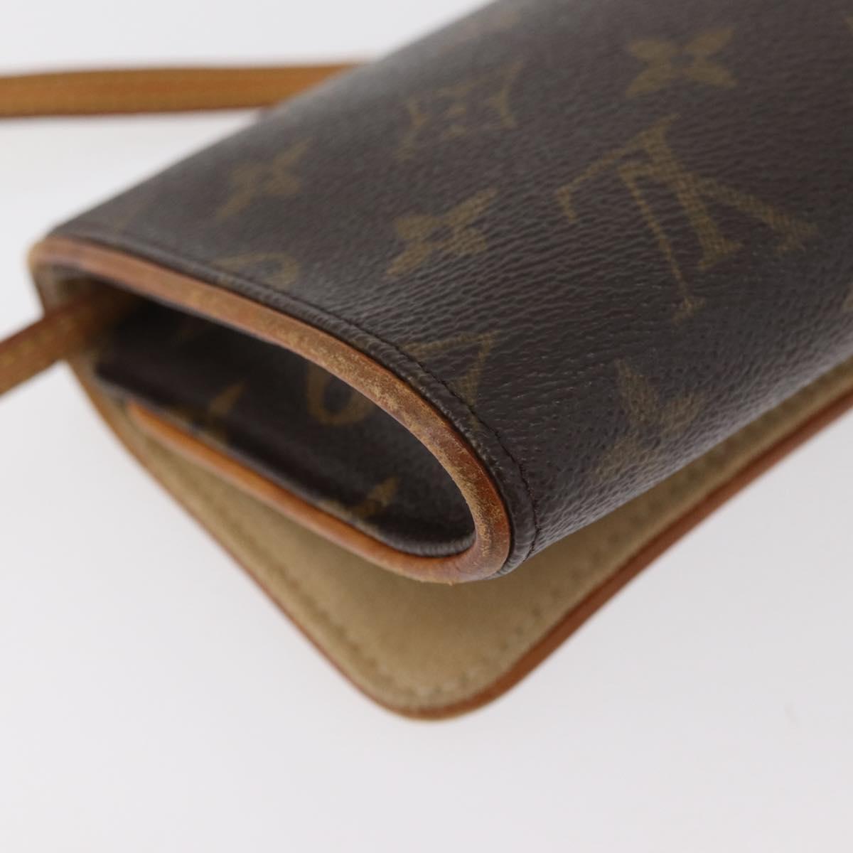 LOUIS VUITTON Monogram Pochette Twin GM Shoulder Bag M51852 LV Auth ka3602