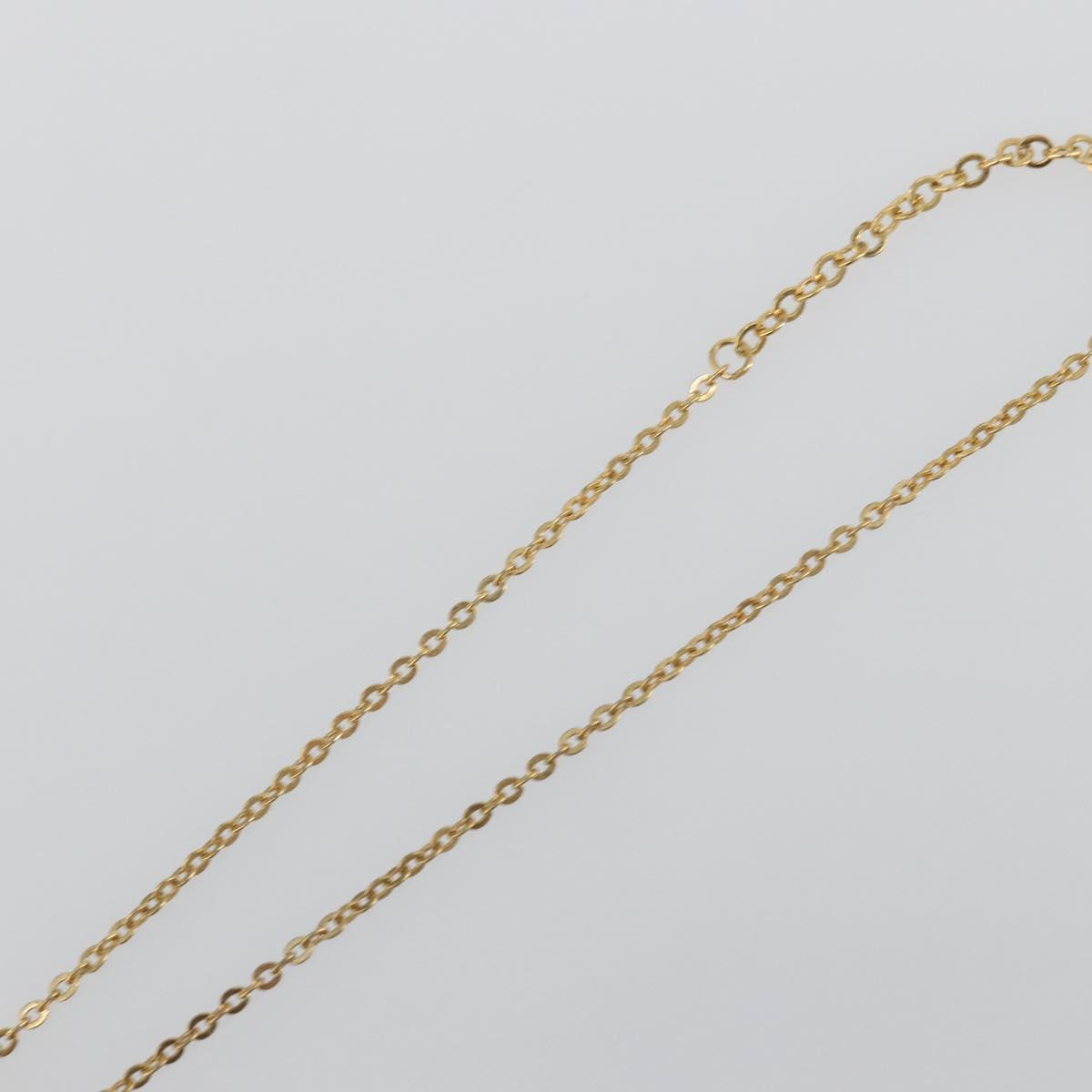 Christian Dior Necklace metal Gold Tone Auth ka3616