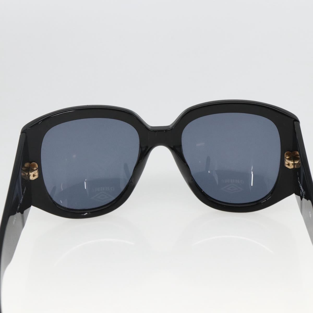 CHANEL Sunglasses plastic Black CC Auth ka3619