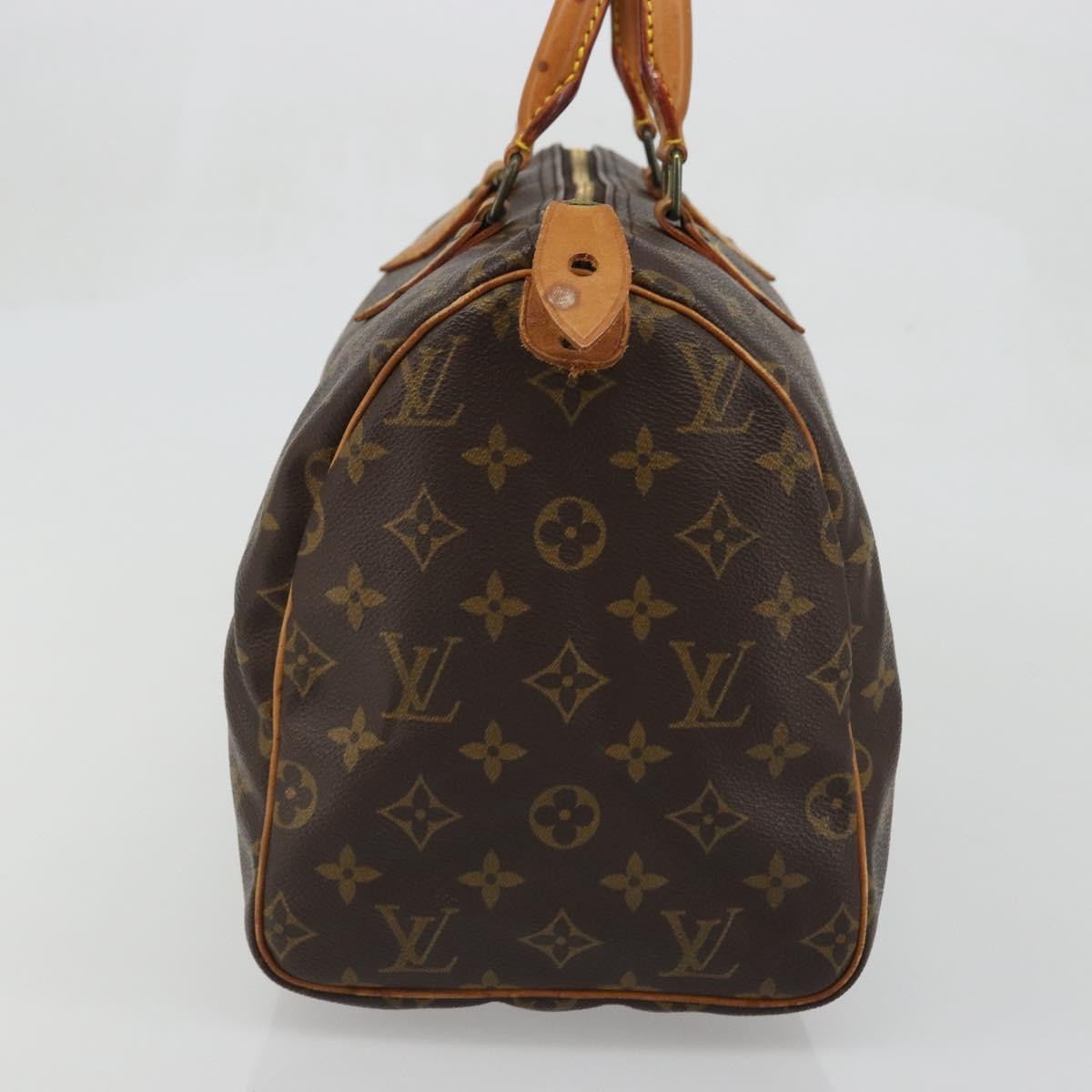 LOUIS VUITTON Monogram Speedy 30 Hand Bag M41526 LV Auth ka3623A