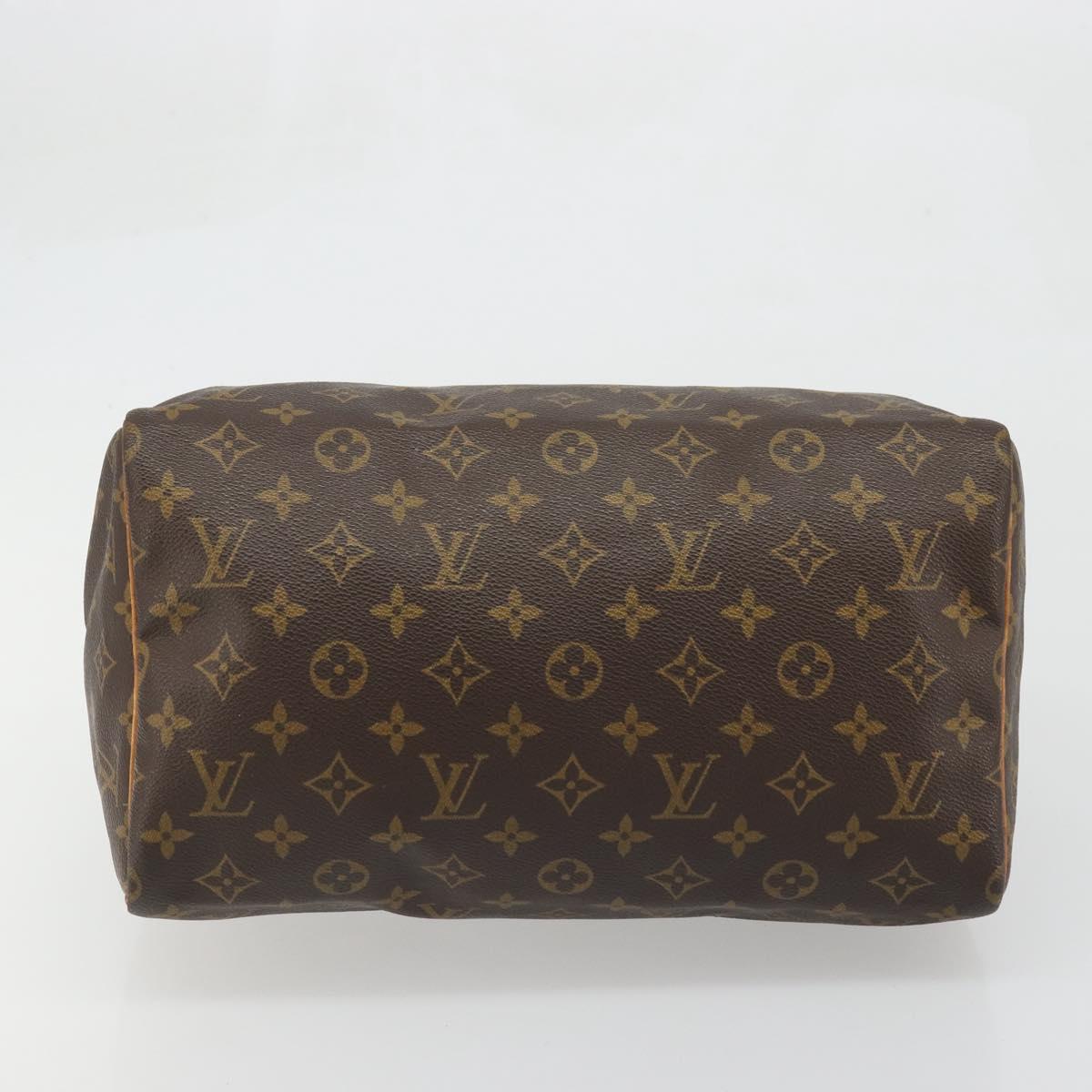 LOUIS VUITTON Monogram Speedy 30 Hand Bag M41526 LV Auth ka3623A