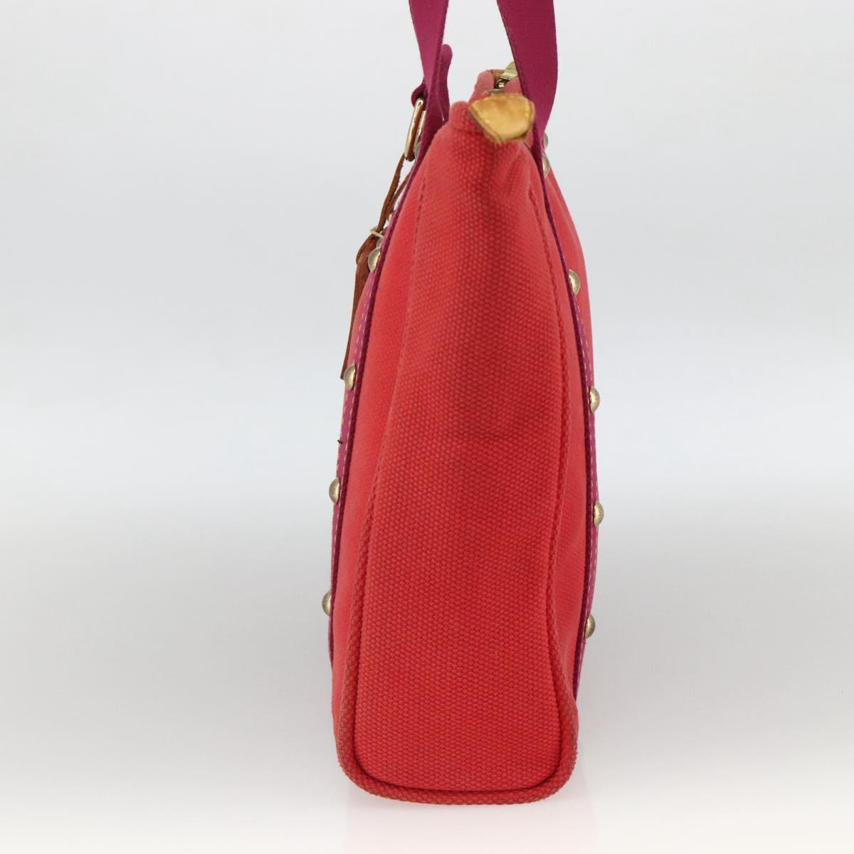 LOUIS VUITTON Antigua Cabas MM Tote Bag Red M40034 LV Auth ka3624