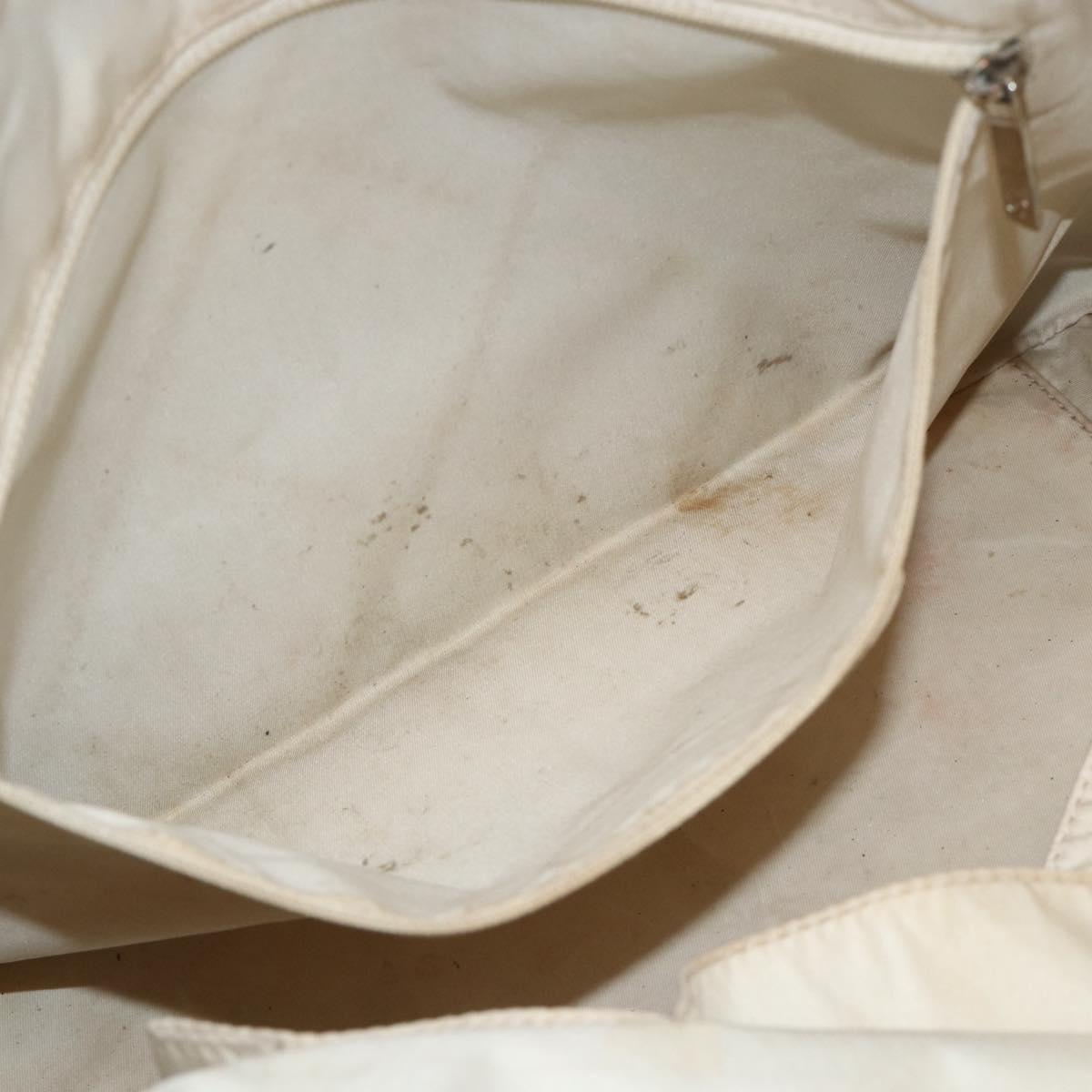 CHANEL Paris Biarritz GM Tote Bag Coated Canvas Gold Silver CC Auth ka3625