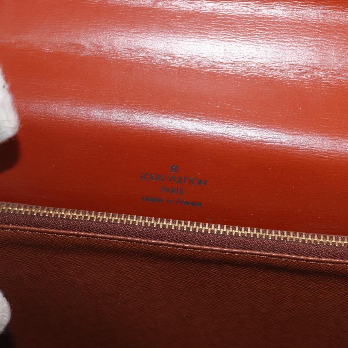 LOUIS VUITTON Epi Concorde Hand Bag Brown M52133 LV Auth ka3633