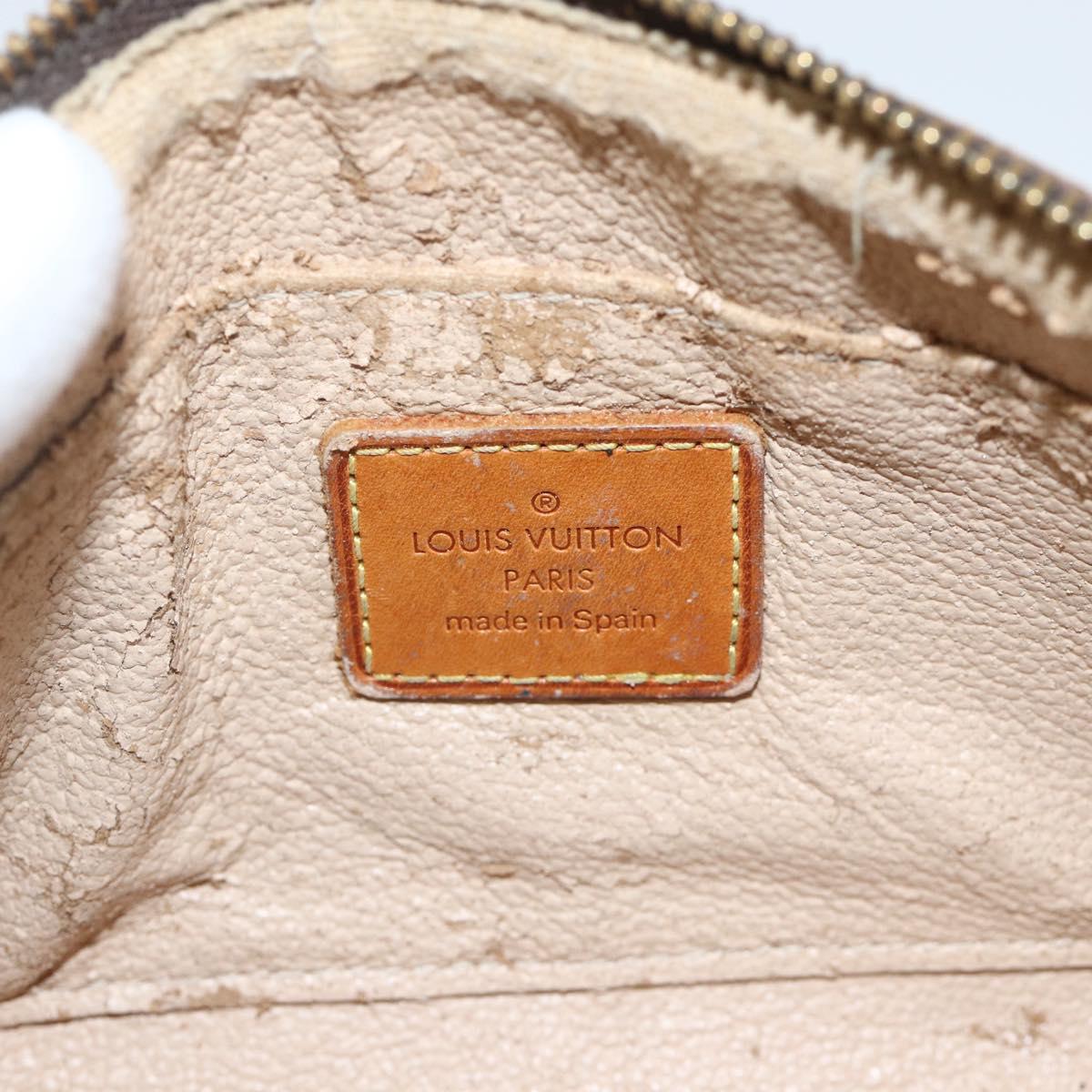 LOUIS VUITTON Monogram Pochette Cosmetic PM Pouch M43998 LV Auth ka3638