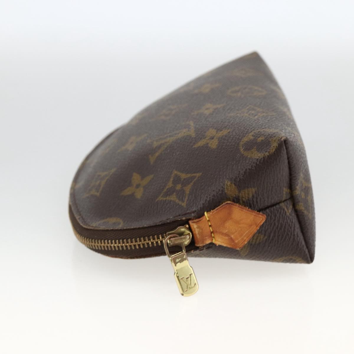 LOUIS VUITTON Monogram Pochette Cosmetic PM Pouch M43998 LV Auth ka3638