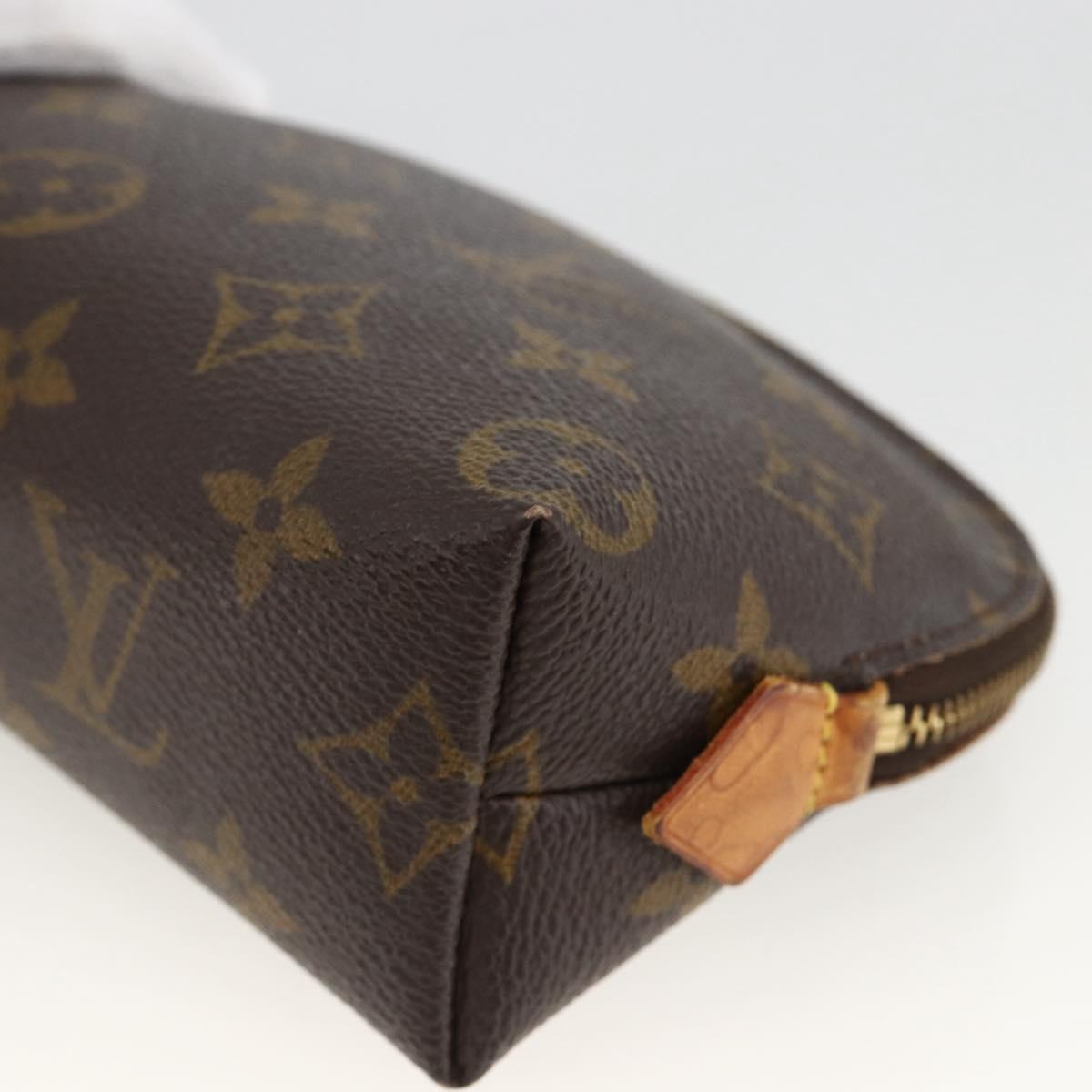 LOUIS VUITTON Monogram Pochette Cosmetic PM Pouch M43998 LV Auth ka3638