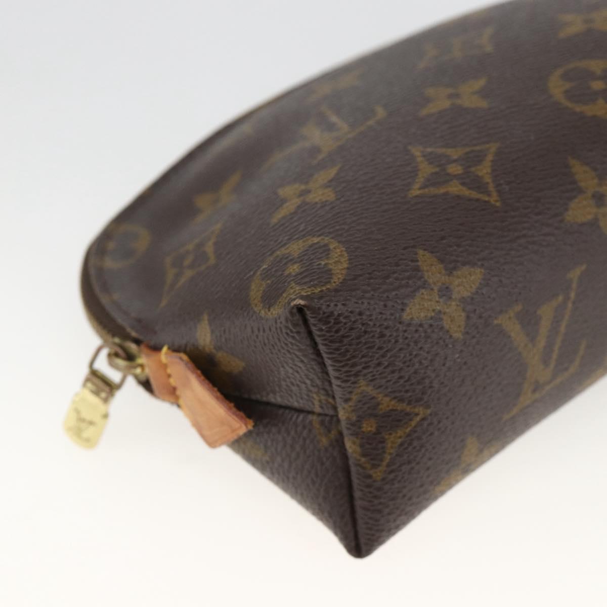 LOUIS VUITTON Monogram Pochette Cosmetic PM Pouch M43998 LV Auth ka3638