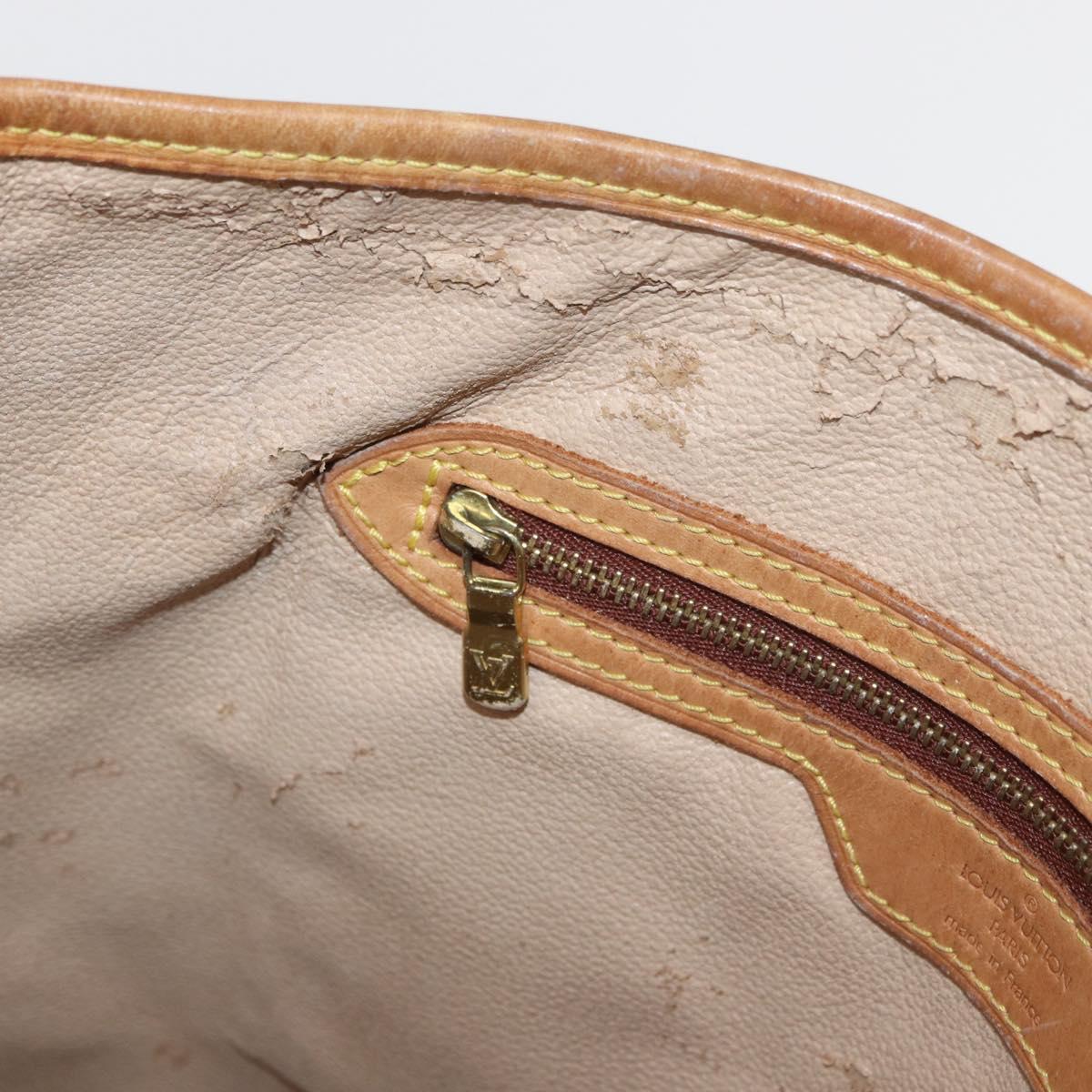 LOUIS VUITTON Monogram Bucket GM Shoulder Bag M42236 LV Auth ka3643