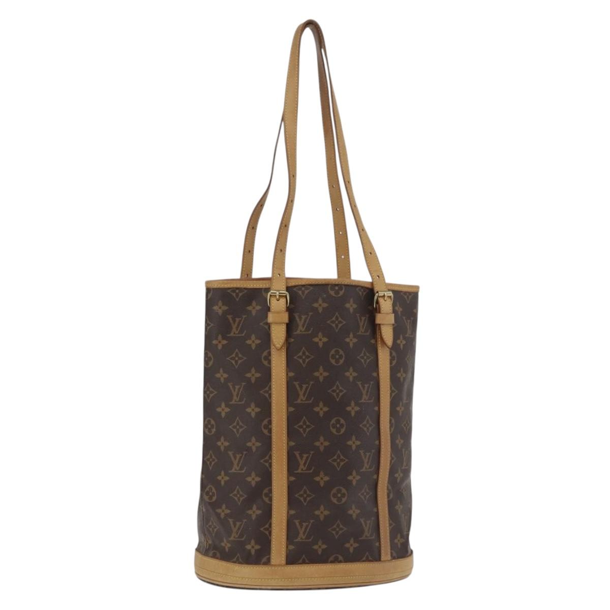 LOUIS VUITTON Monogram Bucket GM Shoulder Bag M42236 LV Auth ka3643