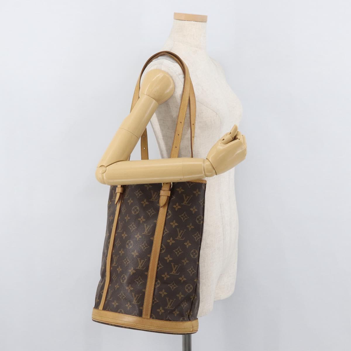 LOUIS VUITTON Monogram Bucket GM Shoulder Bag M42236 LV Auth ka3643