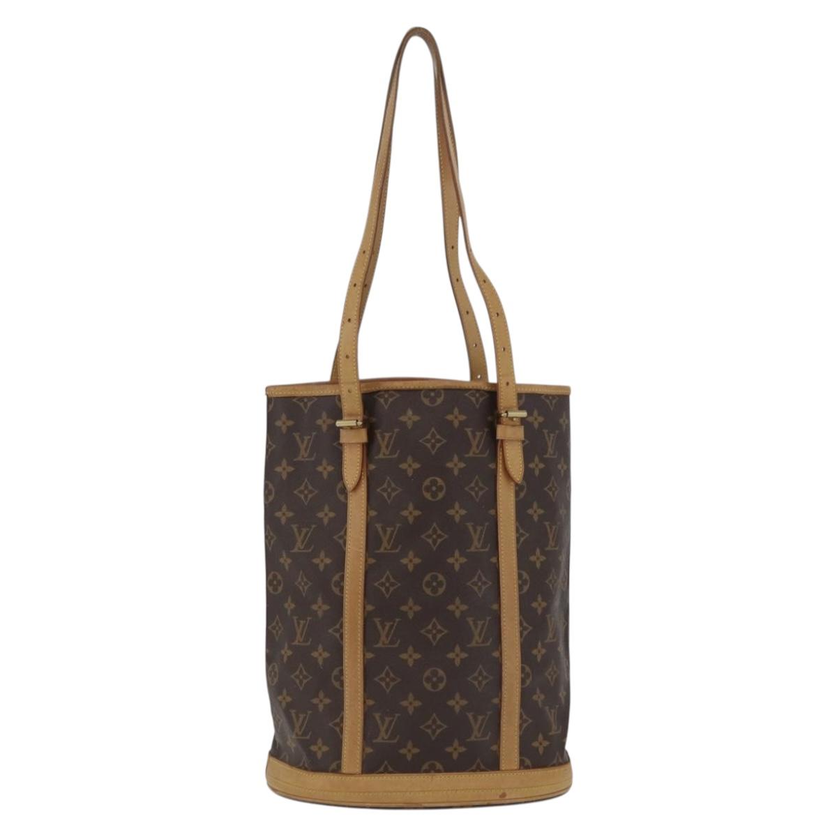 LOUIS VUITTON Monogram Bucket GM Shoulder Bag M42236 LV Auth ka3643