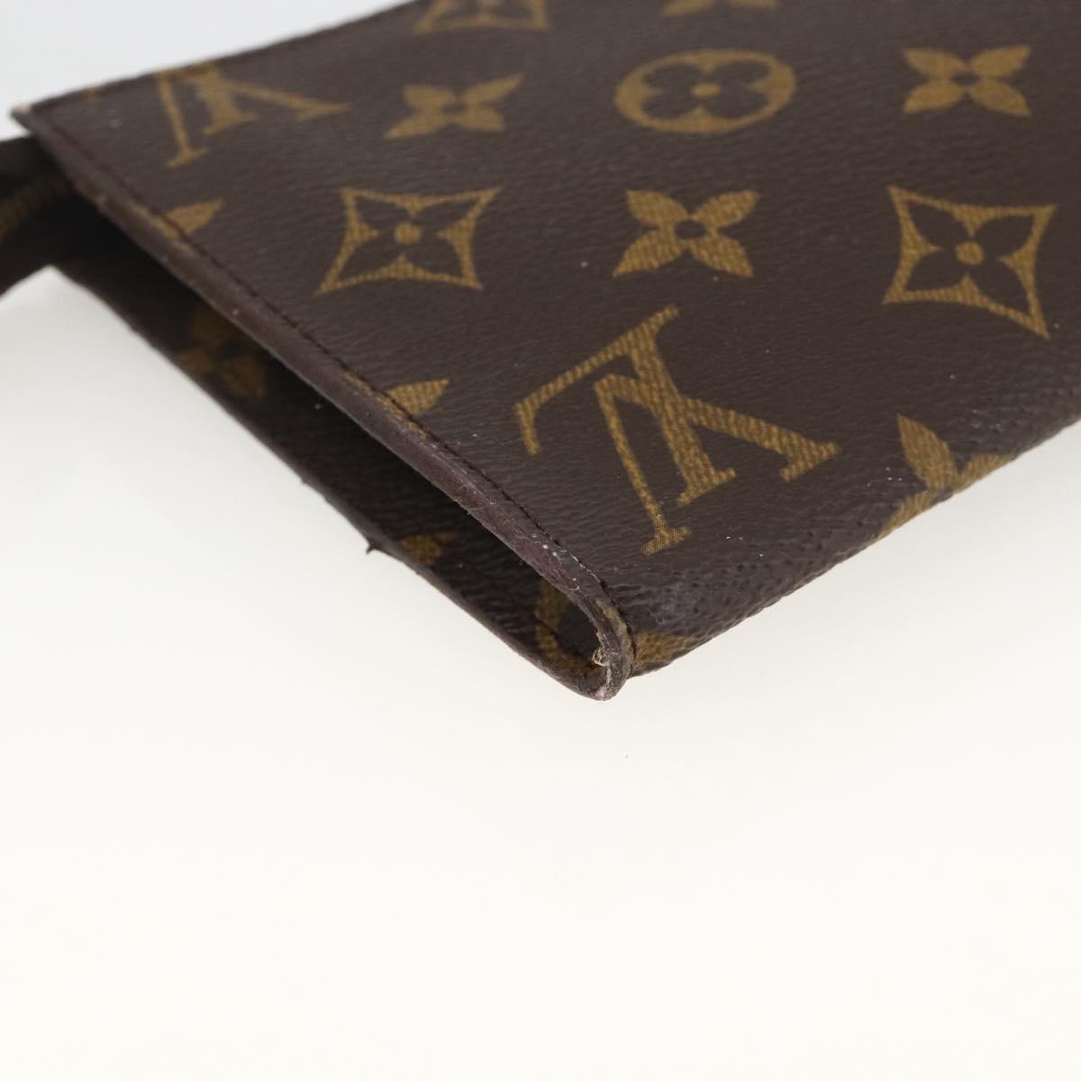 LOUIS VUITTON Monogram Bucket GM Accessory Pouch LV Auth ka3650