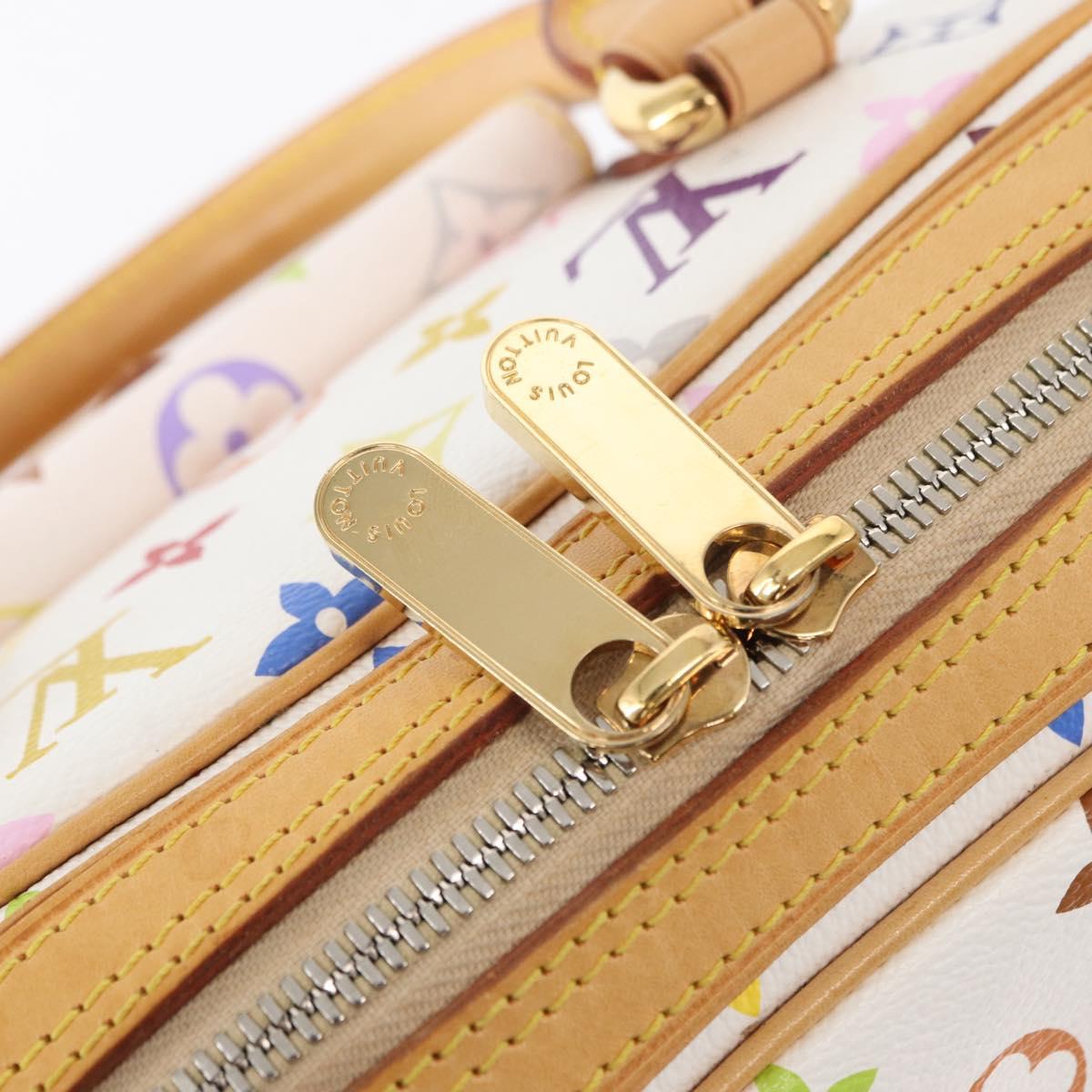 LOUIS VUITTON Monogram Multicolor Priscilla Hand Bag White M40096 Auth ka366AV