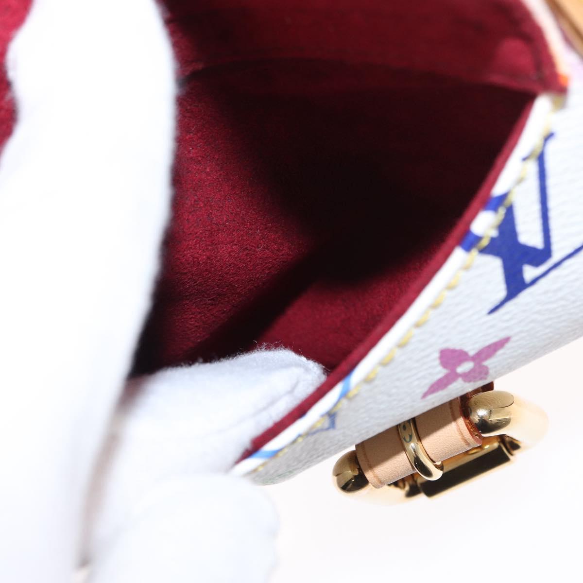 LOUIS VUITTON Monogram Multicolor Priscilla Hand Bag White M40096 Auth ka366AV