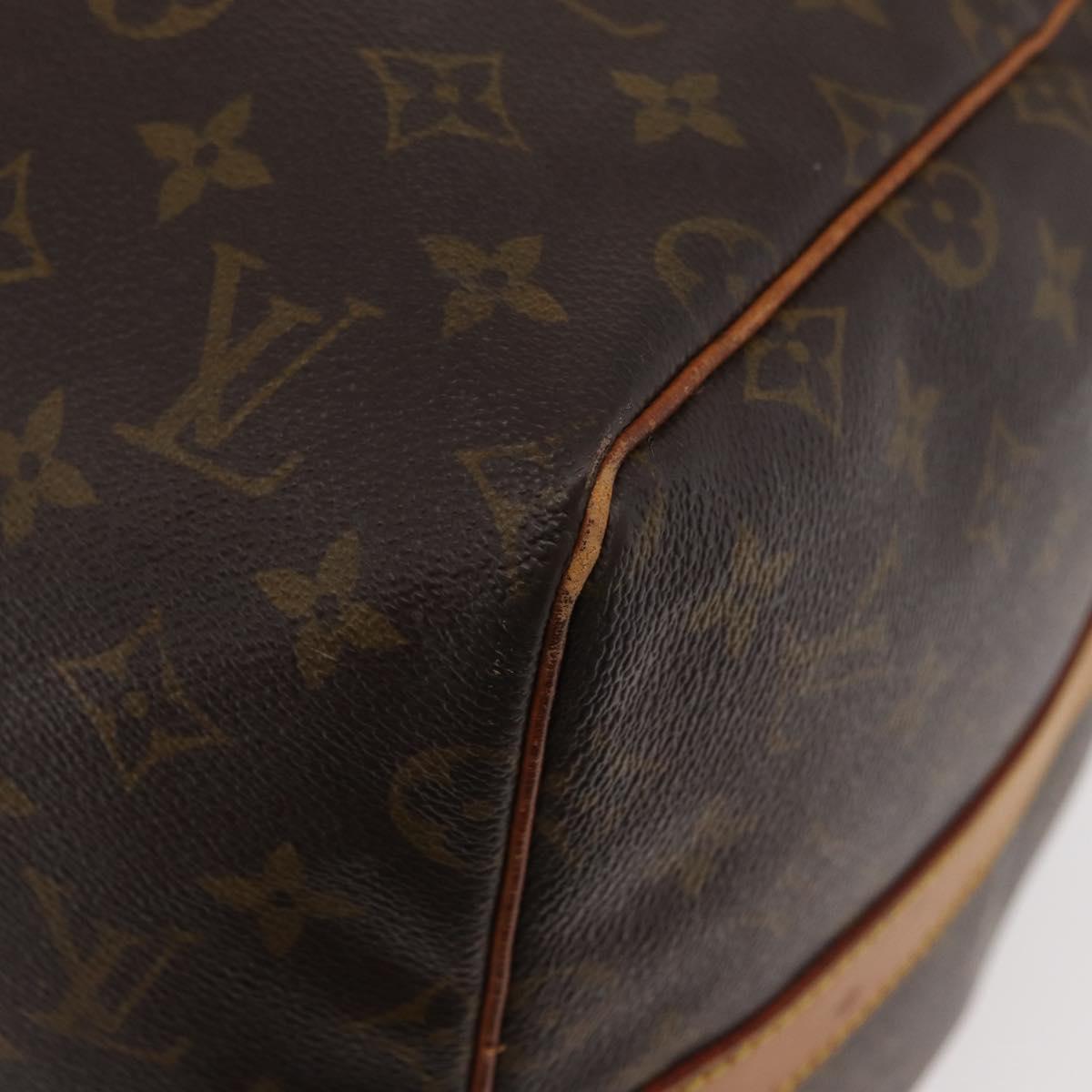 LOUIS VUITTON Monogram Keepall Bandouliere 55 Boston Bag M41414 LV Auth ka3701