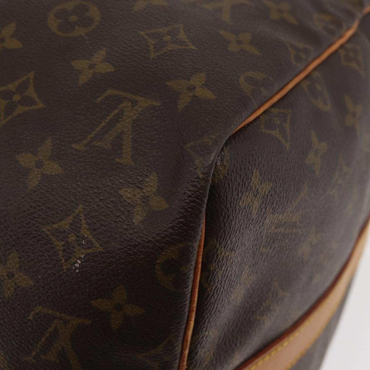 LOUIS VUITTON Monogram Keepall Bandouliere 55 Boston Bag M41414 LV Auth ka3701