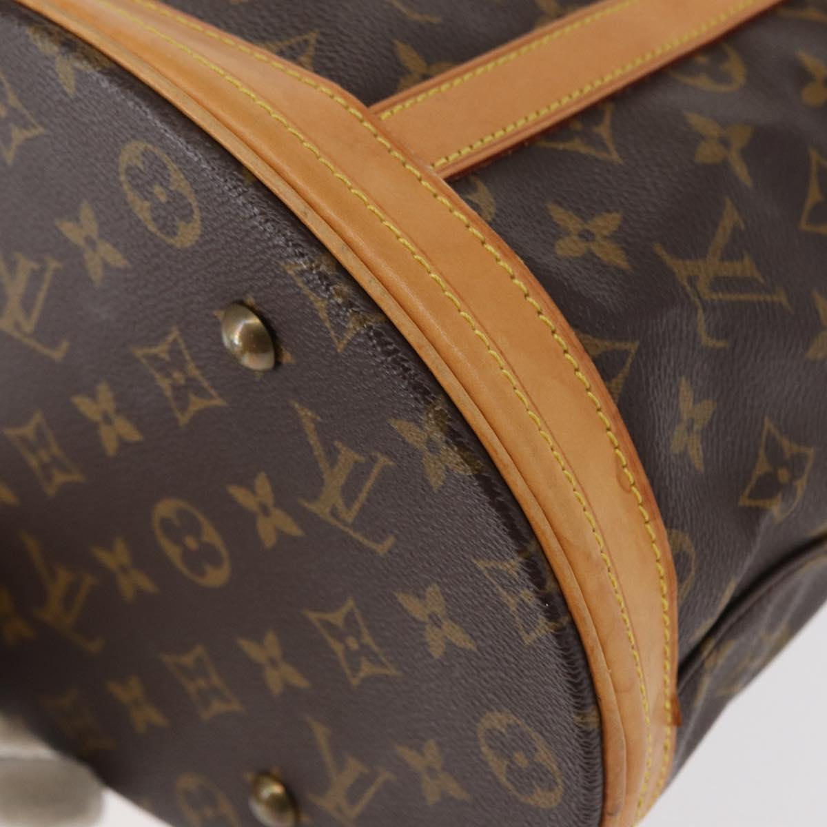 LOUIS VUITTON Monogram Bucket GM Shoulder Bag M42236 LV Auth ka371