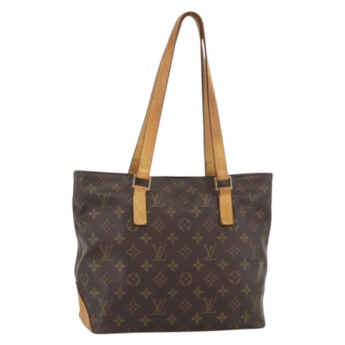 LOUIS VUITTON Monogram Cabas Piano Tote Bag M51148 LV Auth ka3748
