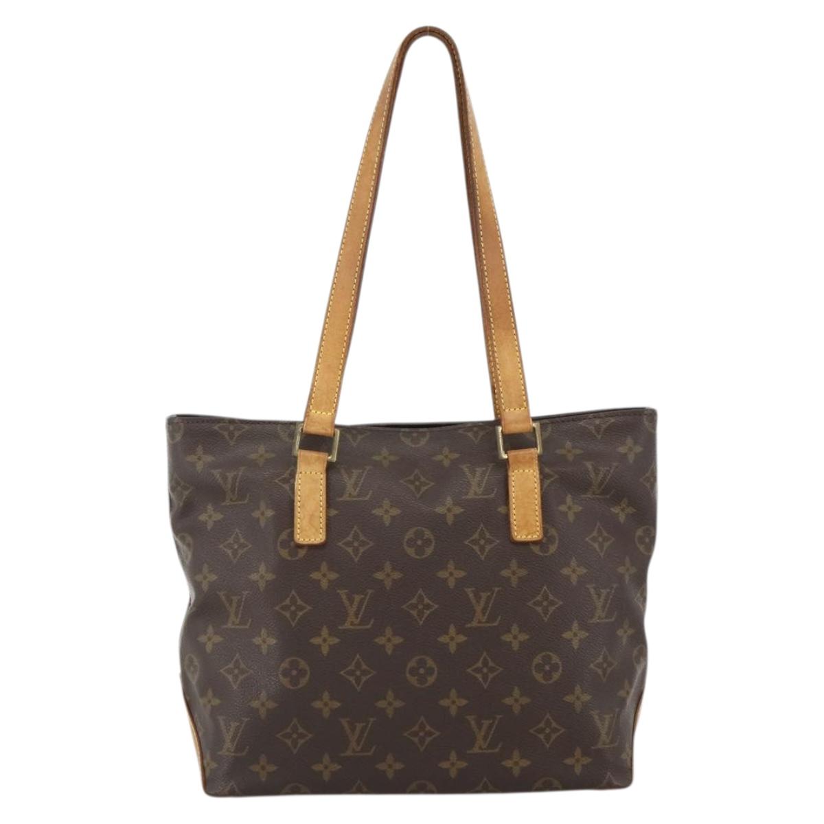 LOUIS VUITTON Monogram Cabas Piano Tote Bag M51148 LV Auth ka3748