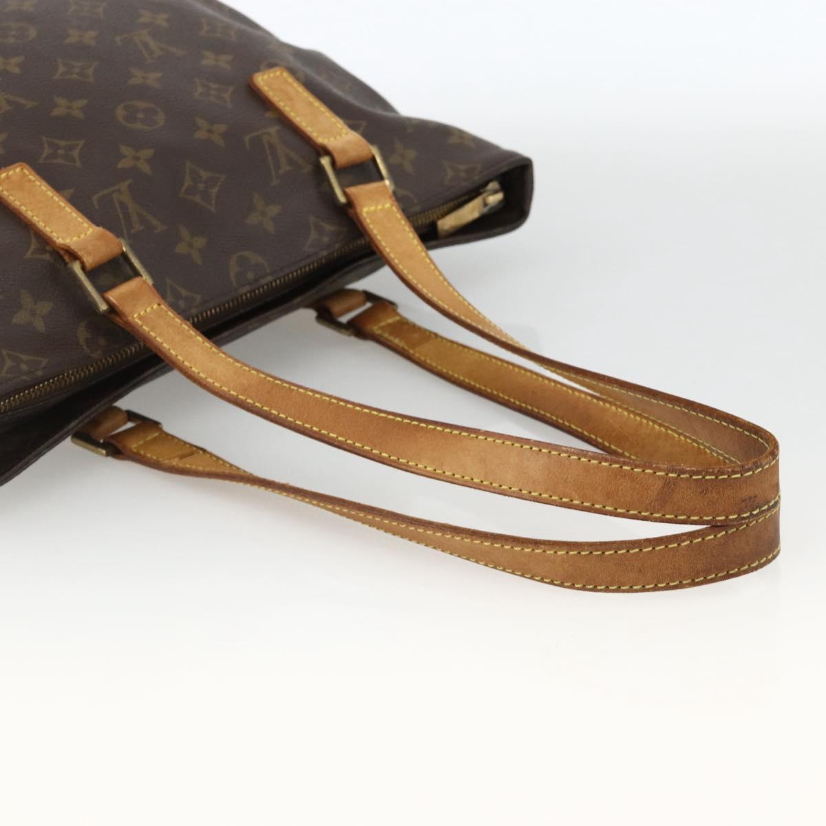 LOUIS VUITTON Monogram Cabas Piano Tote Bag M51148 LV Auth ka3748