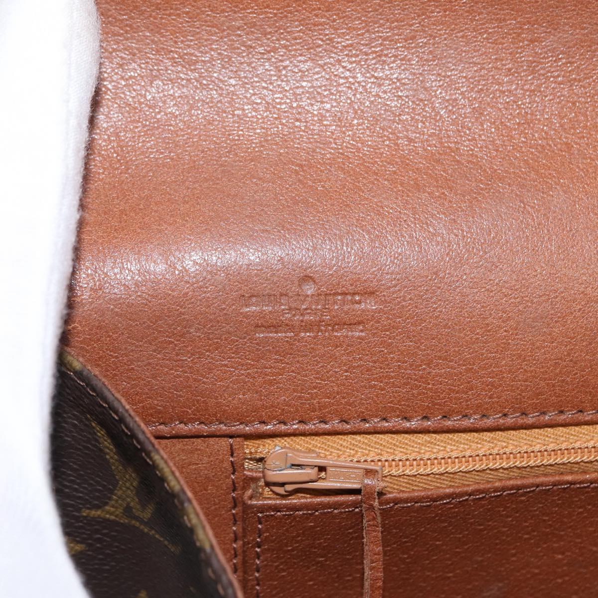 LOUIS VUITTON Monogram Pochette Dam GM Clutch Bag M51810 LV Auth ka376