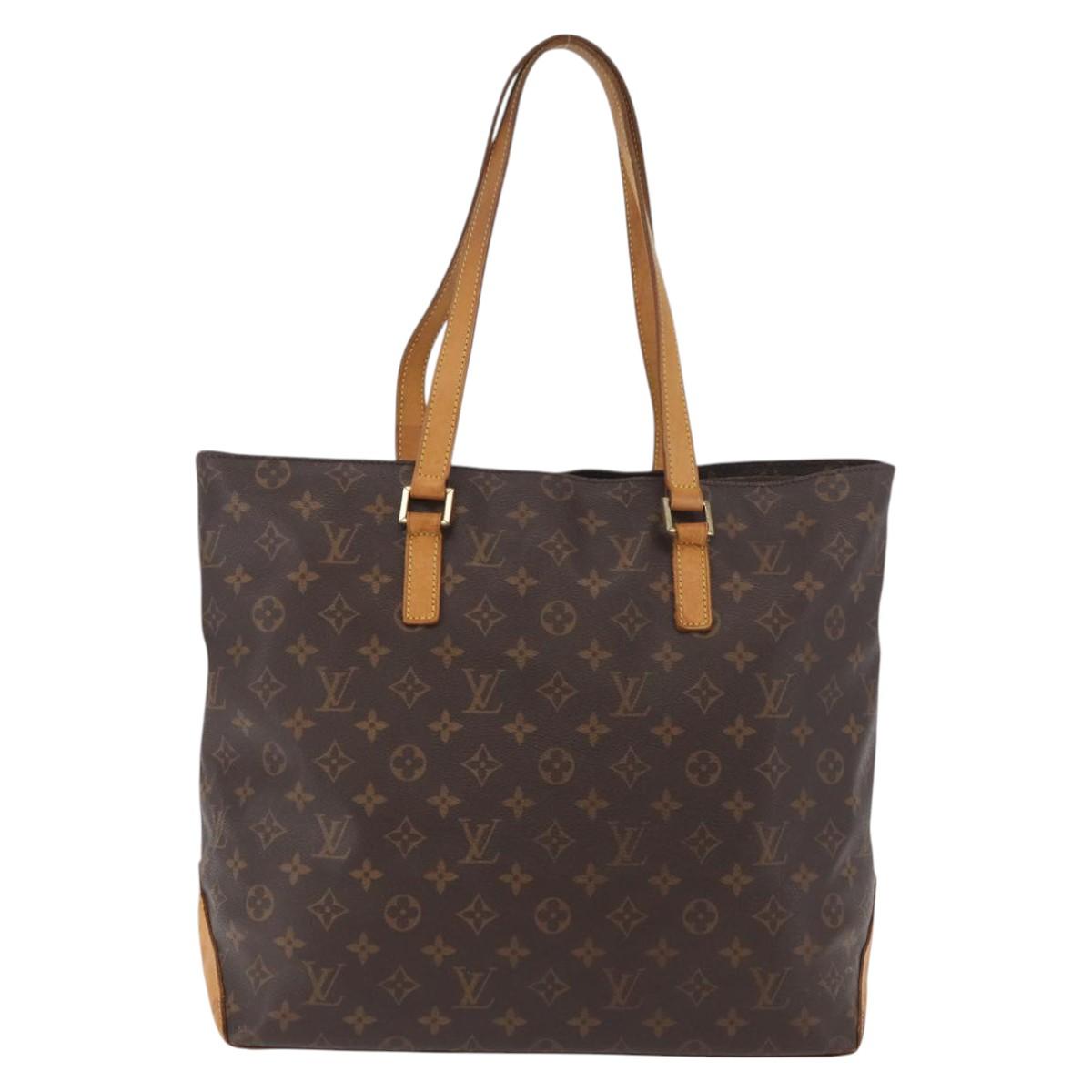 LOUIS VUITTON Monogram Cabas Mezzo Tote Bag M51151 LV Auth ka3787