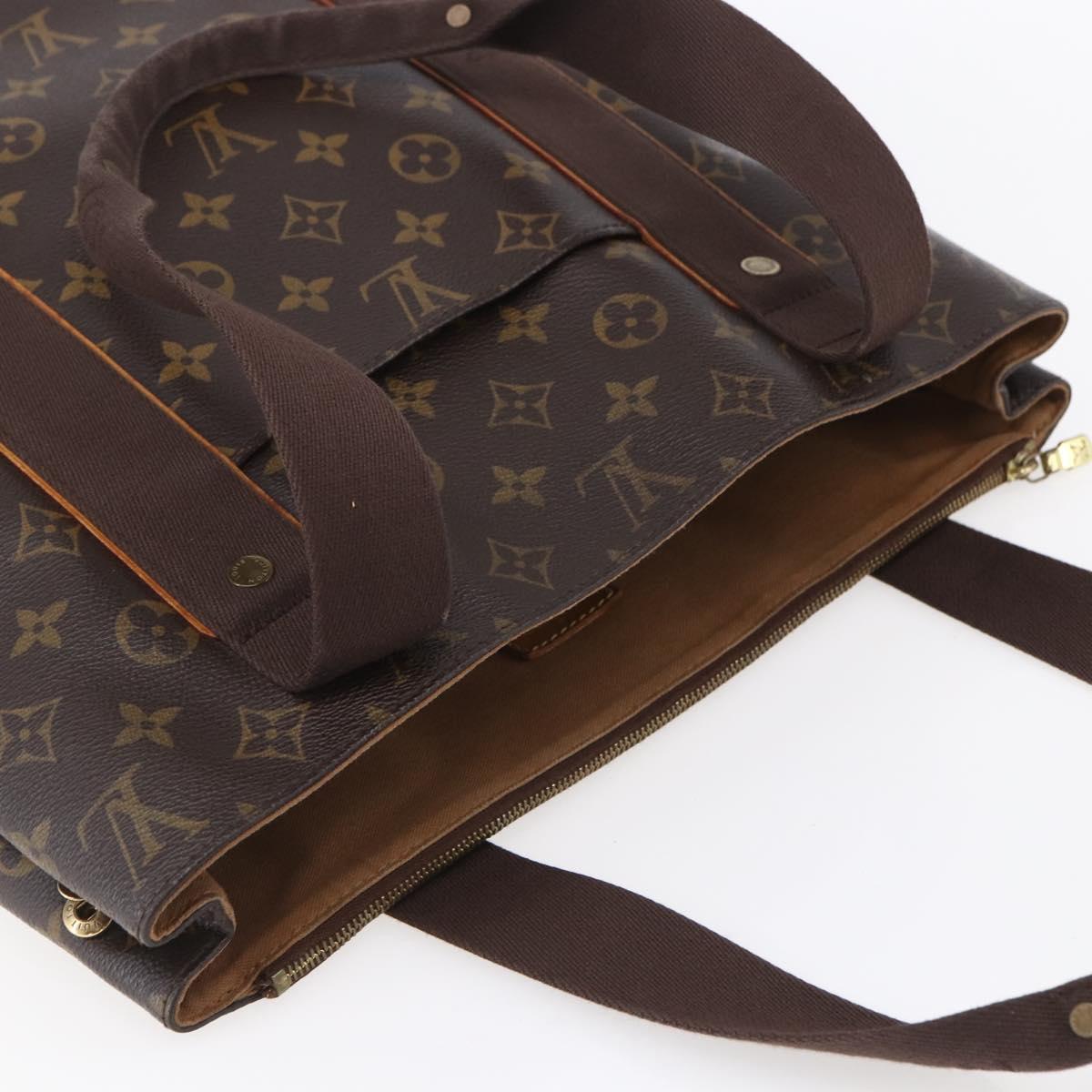 LOUIS VUITTON Monogram Cabas Bobur Tote Bag M53013 LV Auth ka379