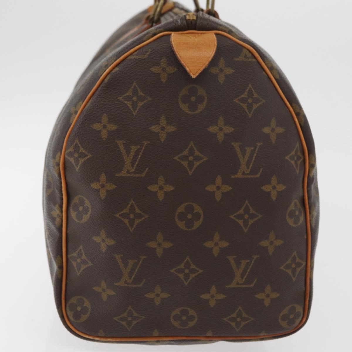 LOUIS VUITTON Monogram Speedy 35 Hand Bag M41524 LV Auth ka3799A